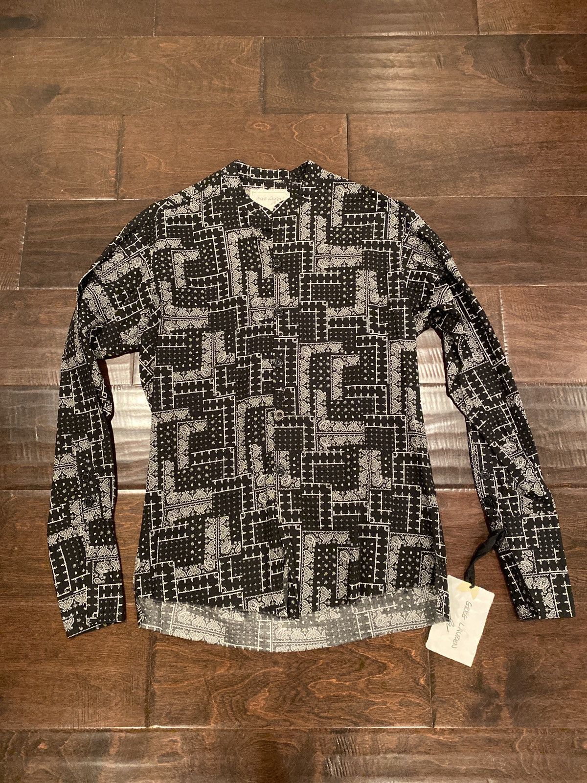 Greg Lauren SS2020 NWT Greg Lauren Paisley Button Up Bandana Patchwork Size US S / EU 44-46 / 1 - 12 Thumbnail
