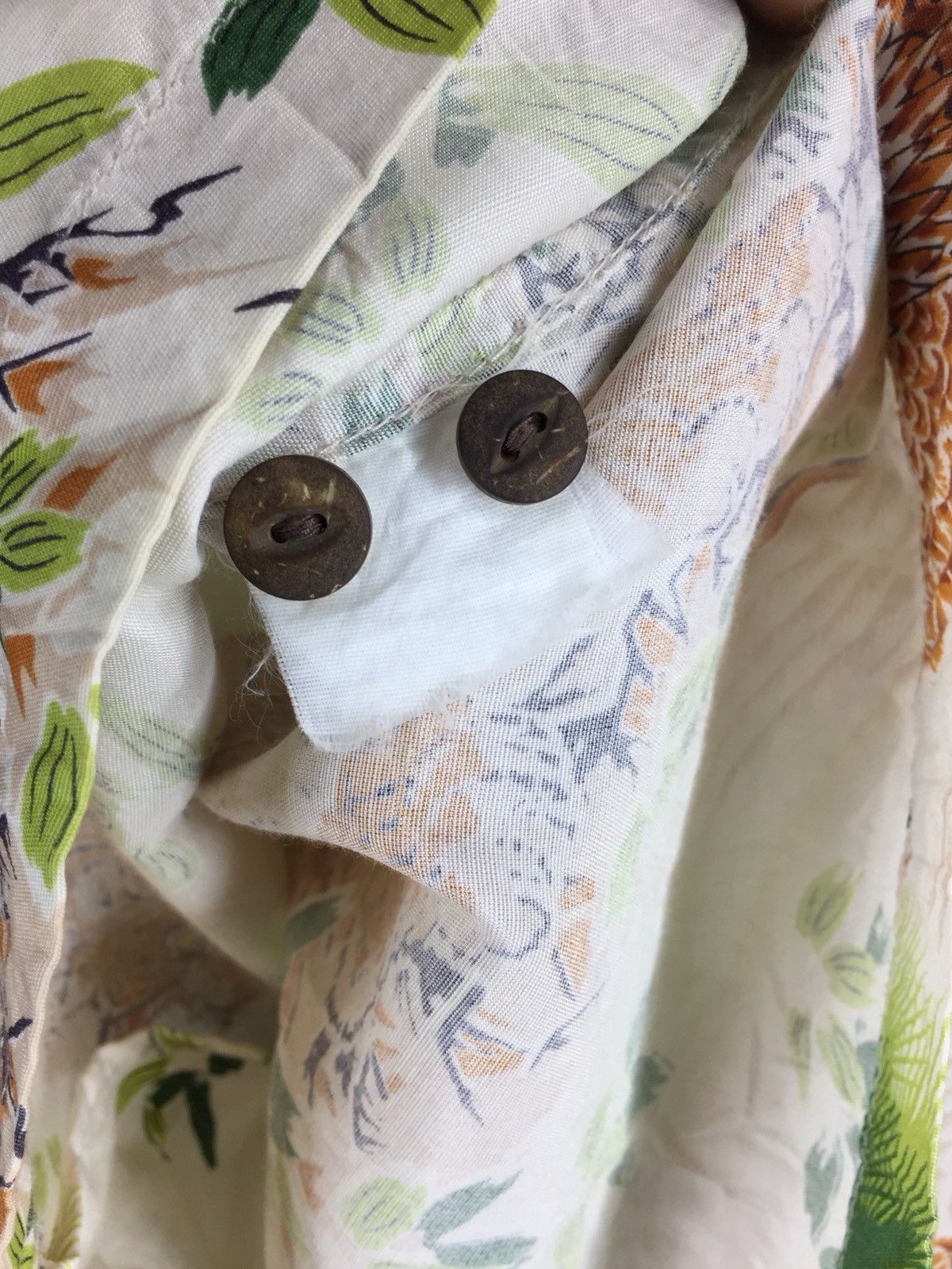 Japanese Brand × Toyo Enterprises VINTAGE JAPANESE TIGER MOTIF SUKAJAN CAMP COLLAR Size US L / EU 52-54 / 3 - 10 Thumbnail