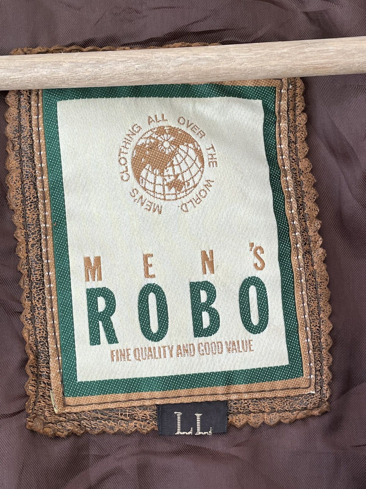 Genuine Leather × Vintage MEN’S ROBO FLYING JACKET MEN Size US M / EU 48-50 / 2 - 11 Thumbnail
