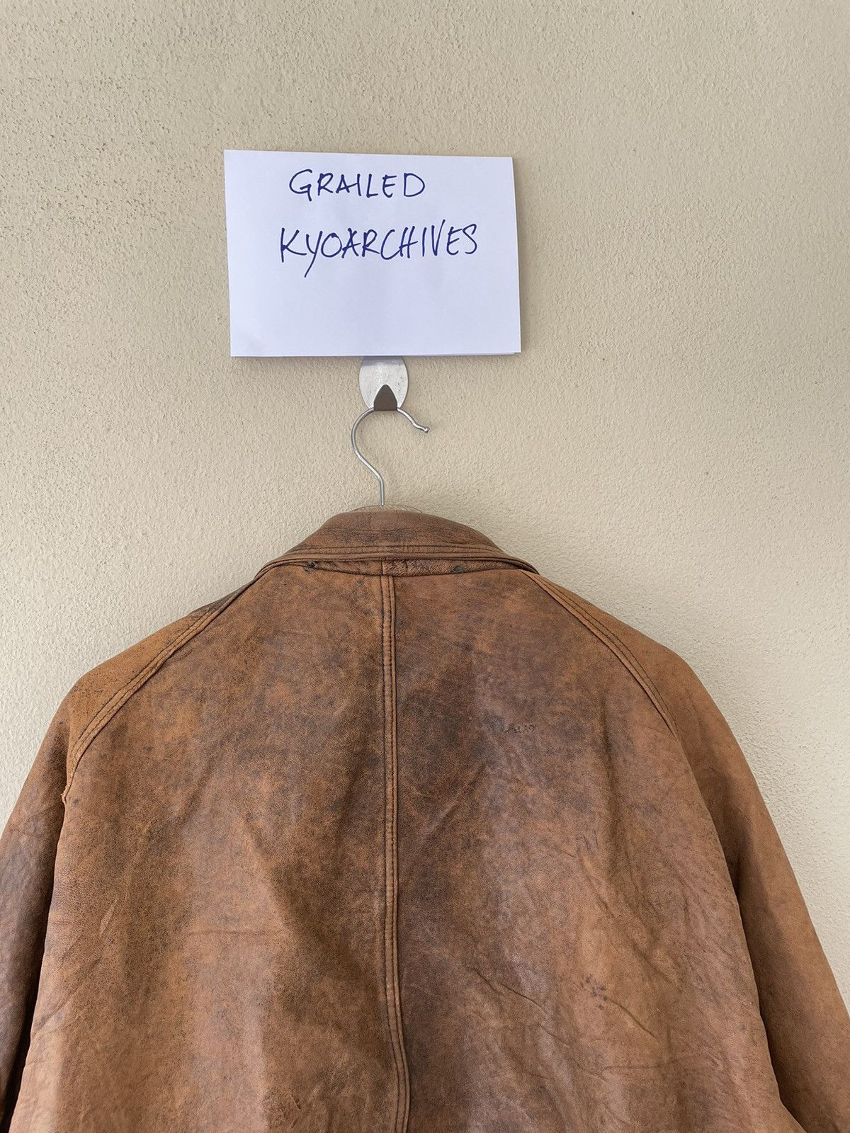 Genuine Leather × Vintage MEN’S ROBO FLYING JACKET MEN Size US M / EU 48-50 / 2 - 6 Thumbnail