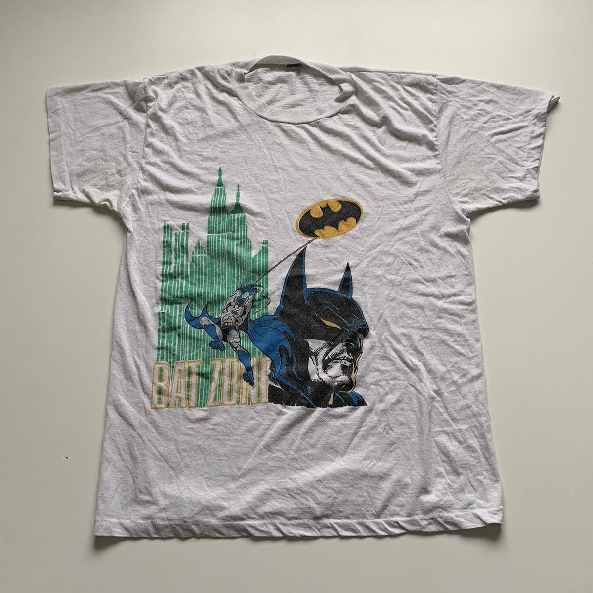 DC Comics Vintage 1980s Batman DC Comics Graphic T Shirt Men's Medium Size US M / EU 48-50 / 2 - 1 Thumbnail