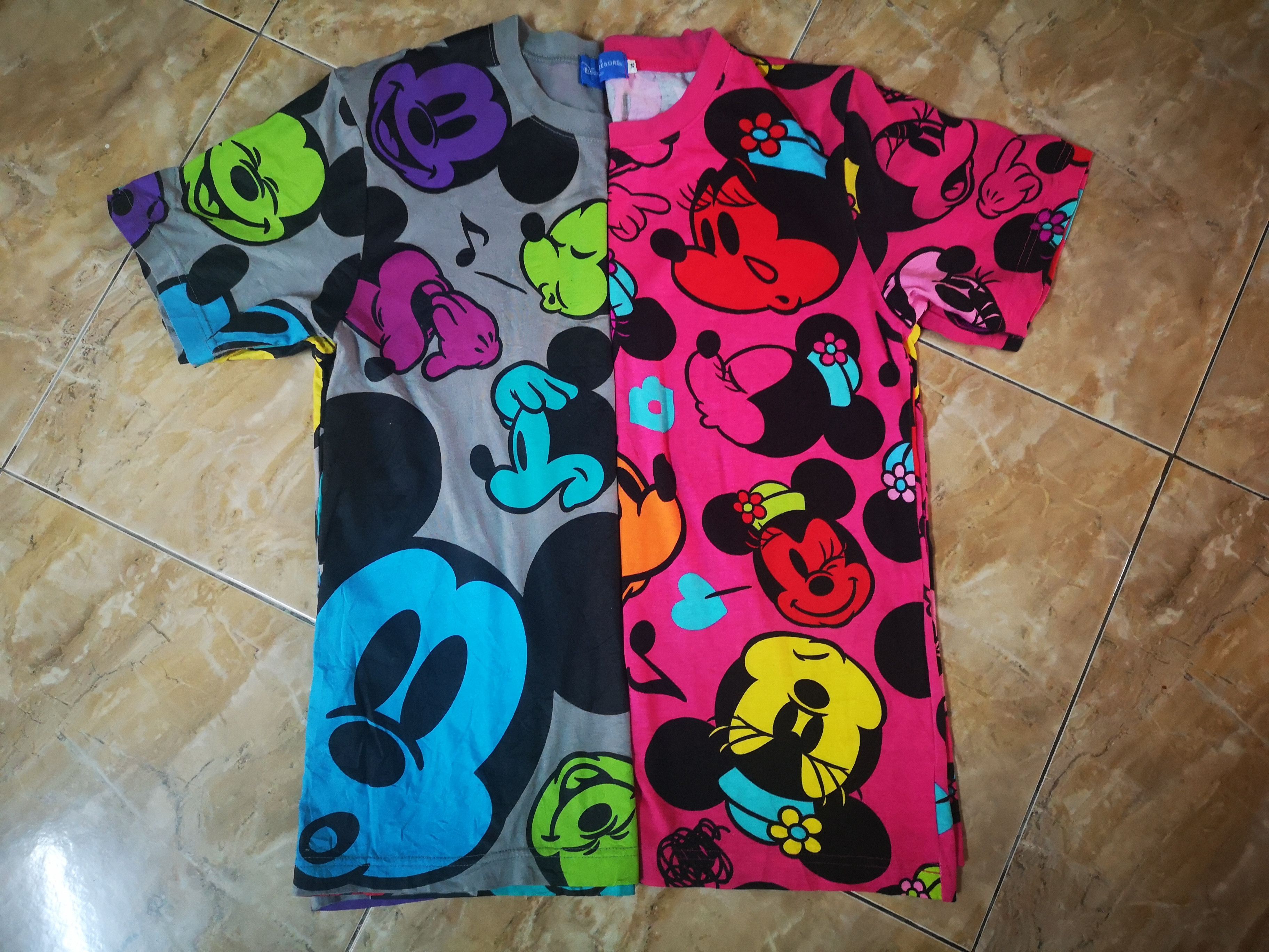 Disney 2 pcs Full Print Mickey & Minnie Size US S / EU 44-46 / 1 - 1 Thumbnail