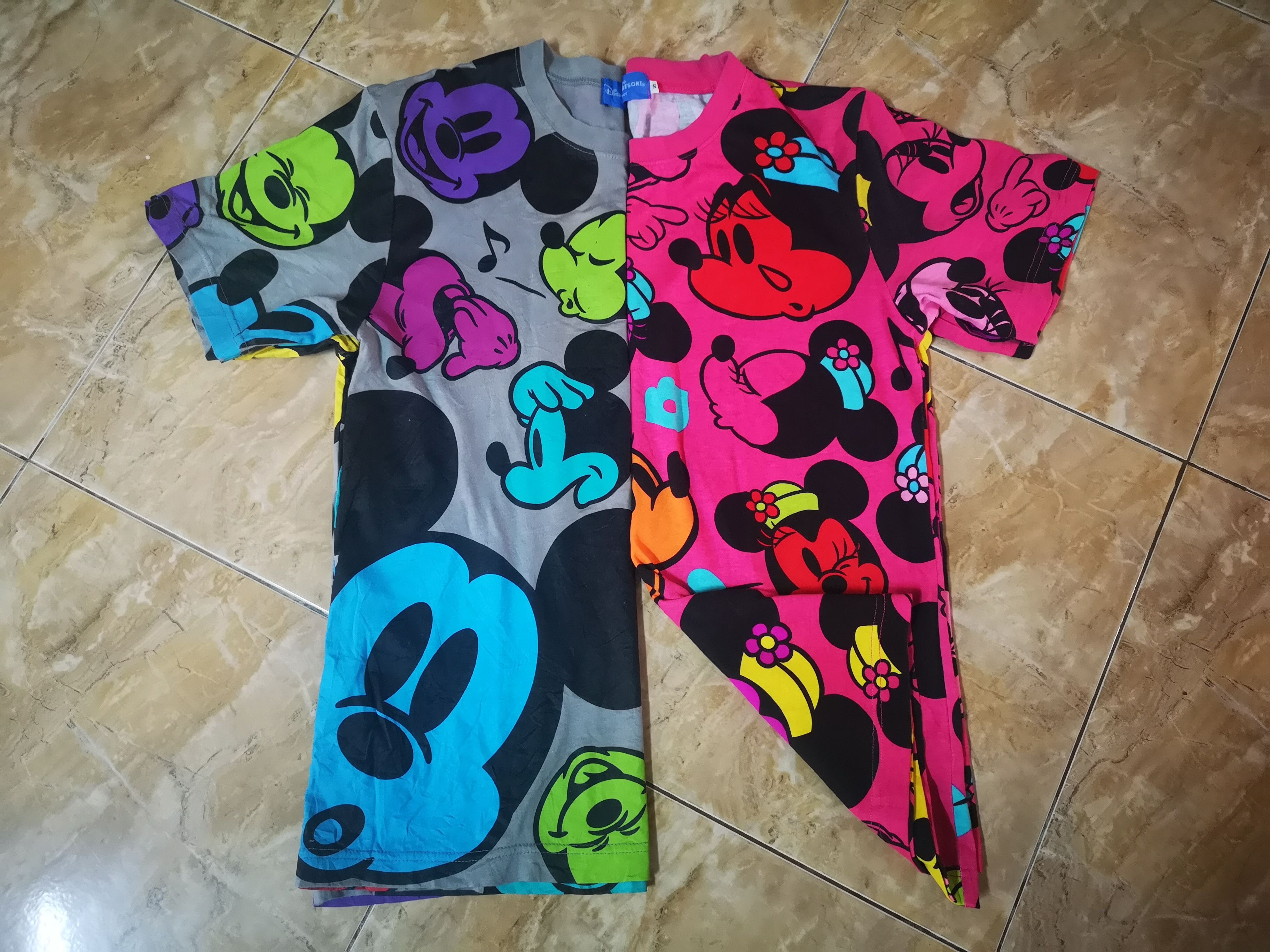 Disney 2 pcs Full Print Mickey & Minnie Size US S / EU 44-46 / 1 - 2 Thumbnail