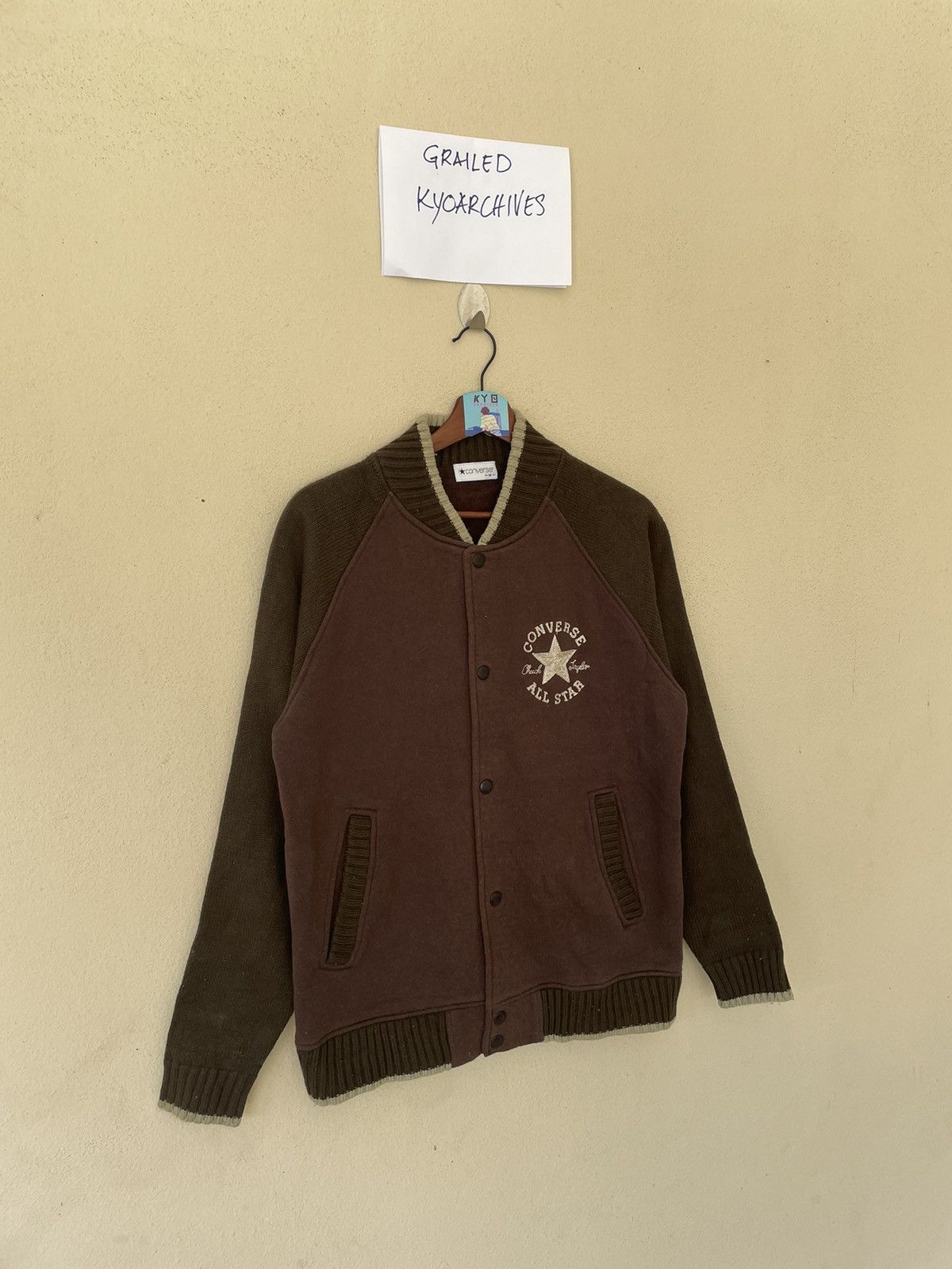 Converse CONVERSE VARSITY JACKET Size US M / EU 48-50 / 2 - 2 Thumbnail