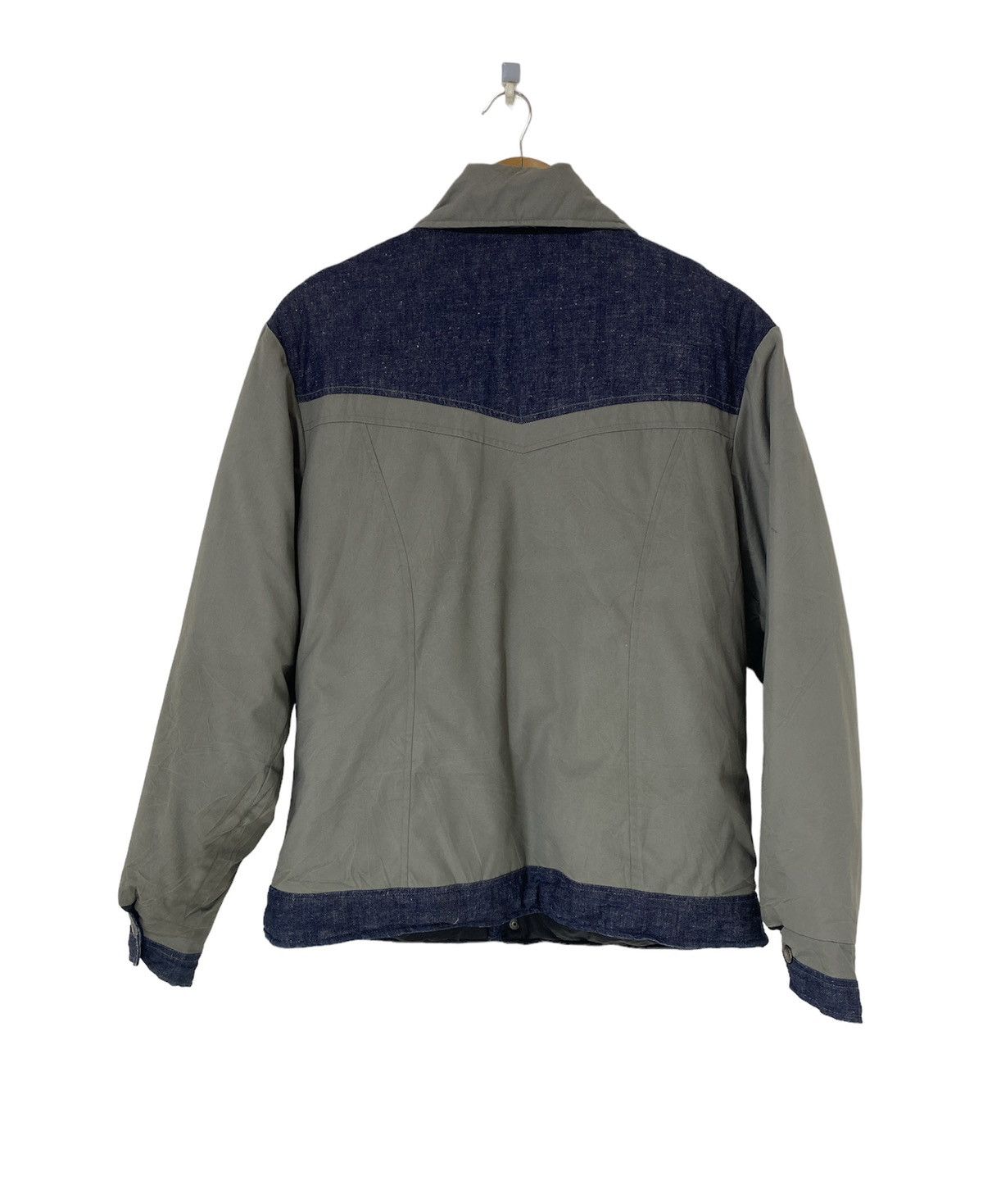 Levi's Vintage Levi’s Red Tab Puffer Jacket Denim Style Design Size US L / EU 52-54 / 3 - 2 Thumbnail