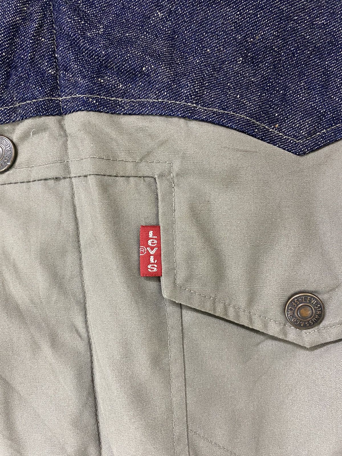 Levi's Vintage Levi’s Red Tab Puffer Jacket Denim Style Design Size US L / EU 52-54 / 3 - 6 Thumbnail