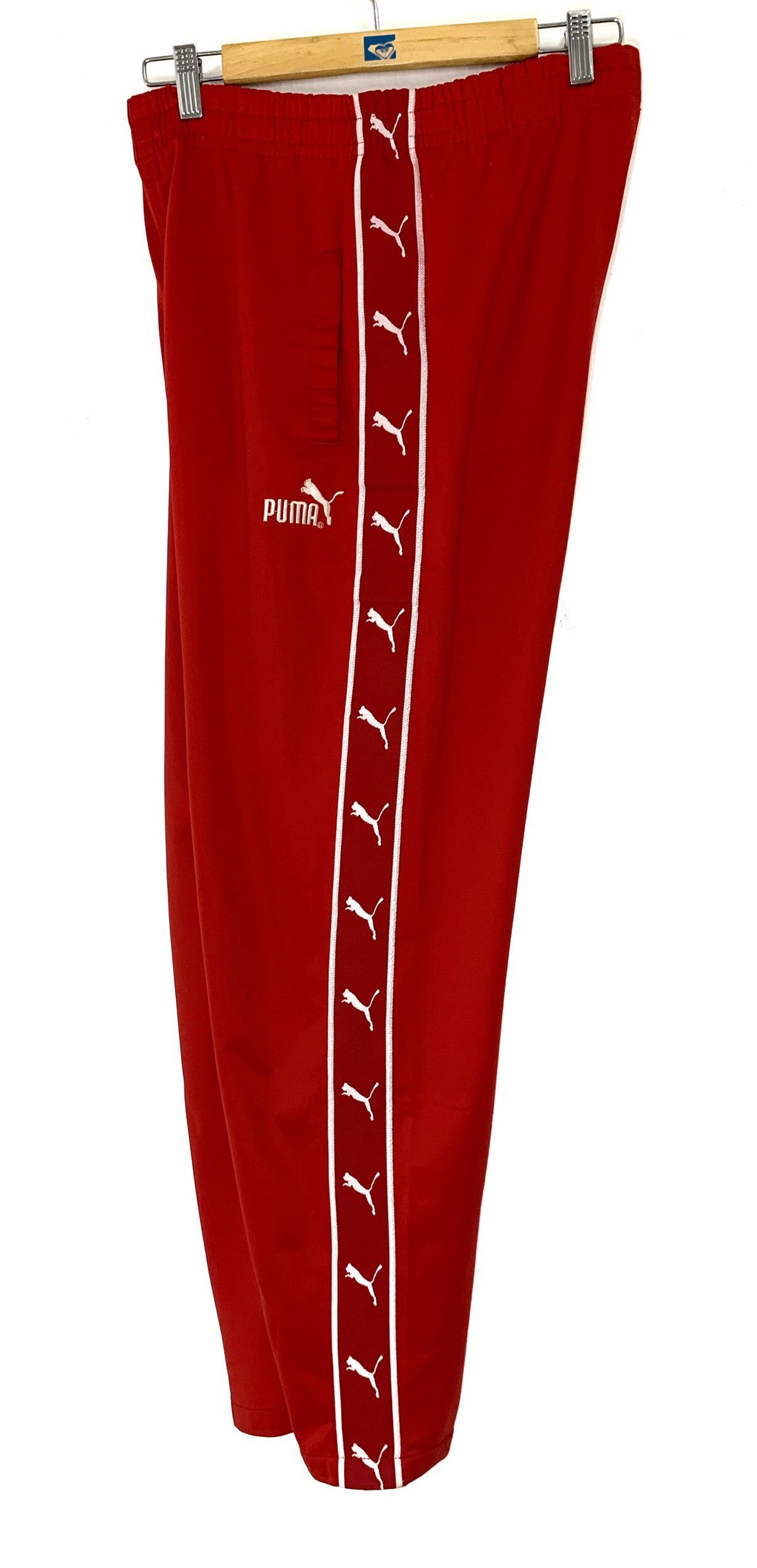 Japanese Brand × Puma × Vintage 🔥 Puma Side Tape Logomatic Track Pants Size US 31 - 3 Thumbnail