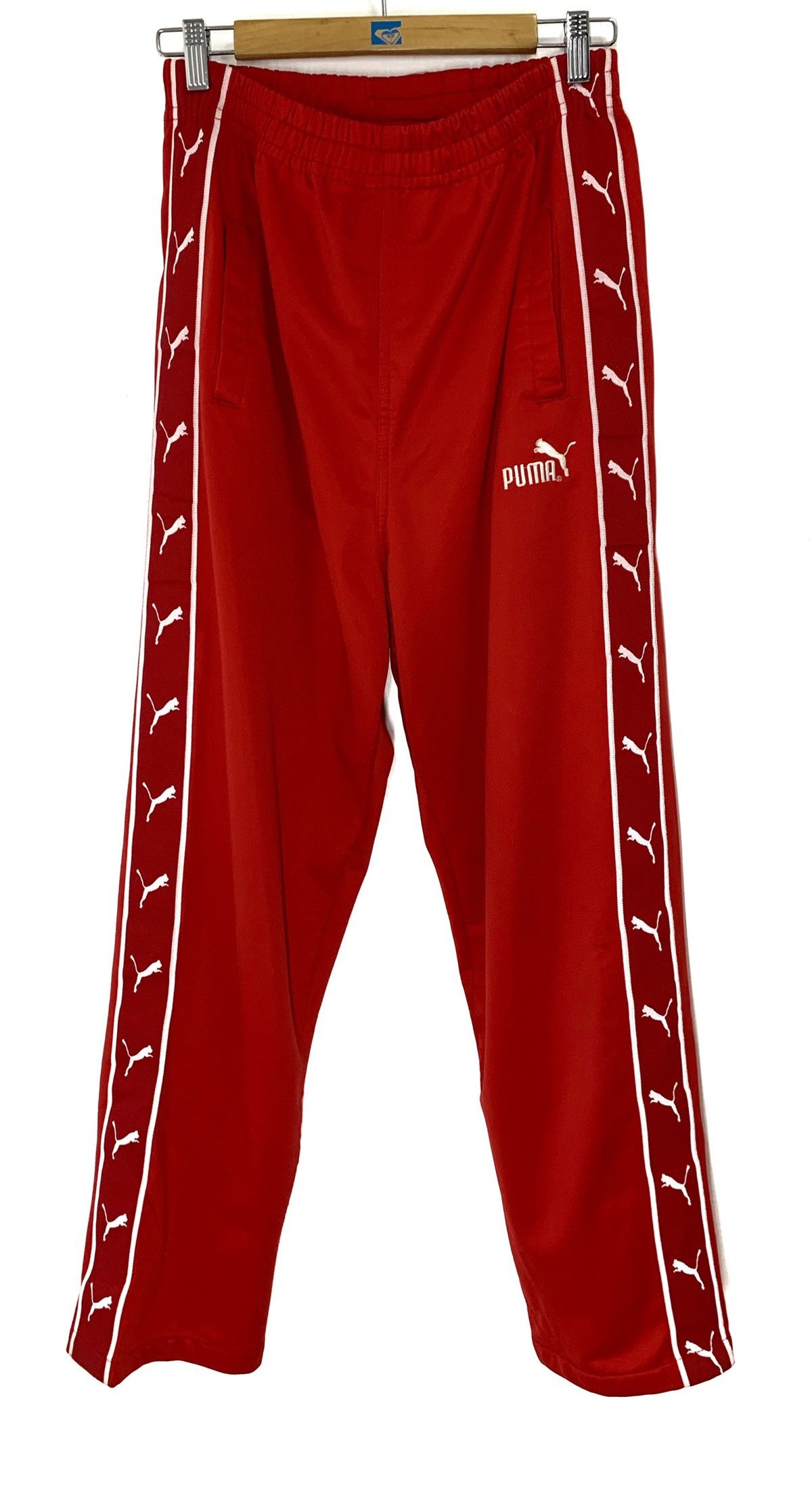 Japanese Brand × Puma × Vintage 🔥 Puma Side Tape Logomatic Track Pants Size US 31 - 1 Thumbnail