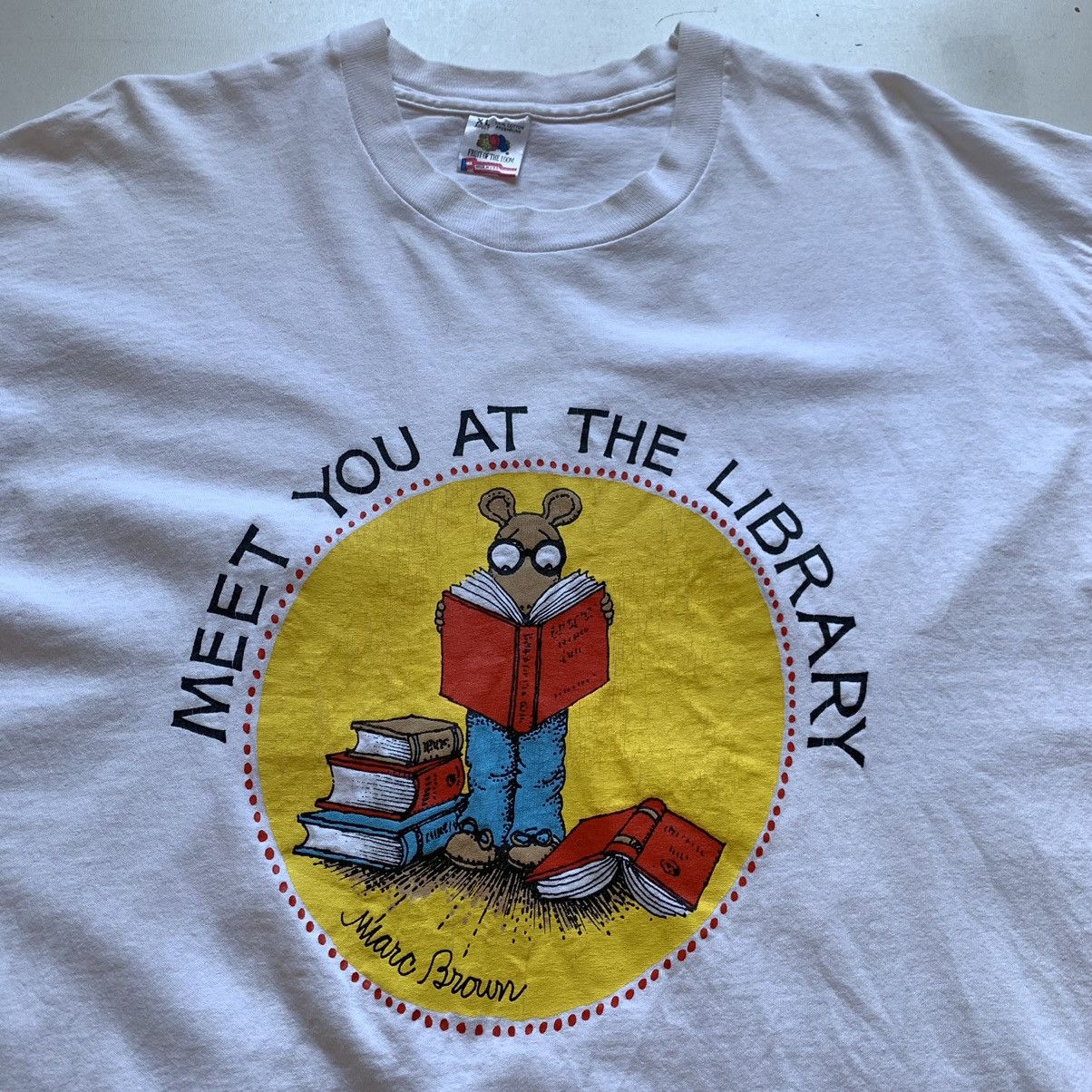 Vintage Vintage 90s Arthur Cartoon TV Show Graphic T Shirt XL Rare Size US XL / EU 56 / 4 - 2 Thumbnail