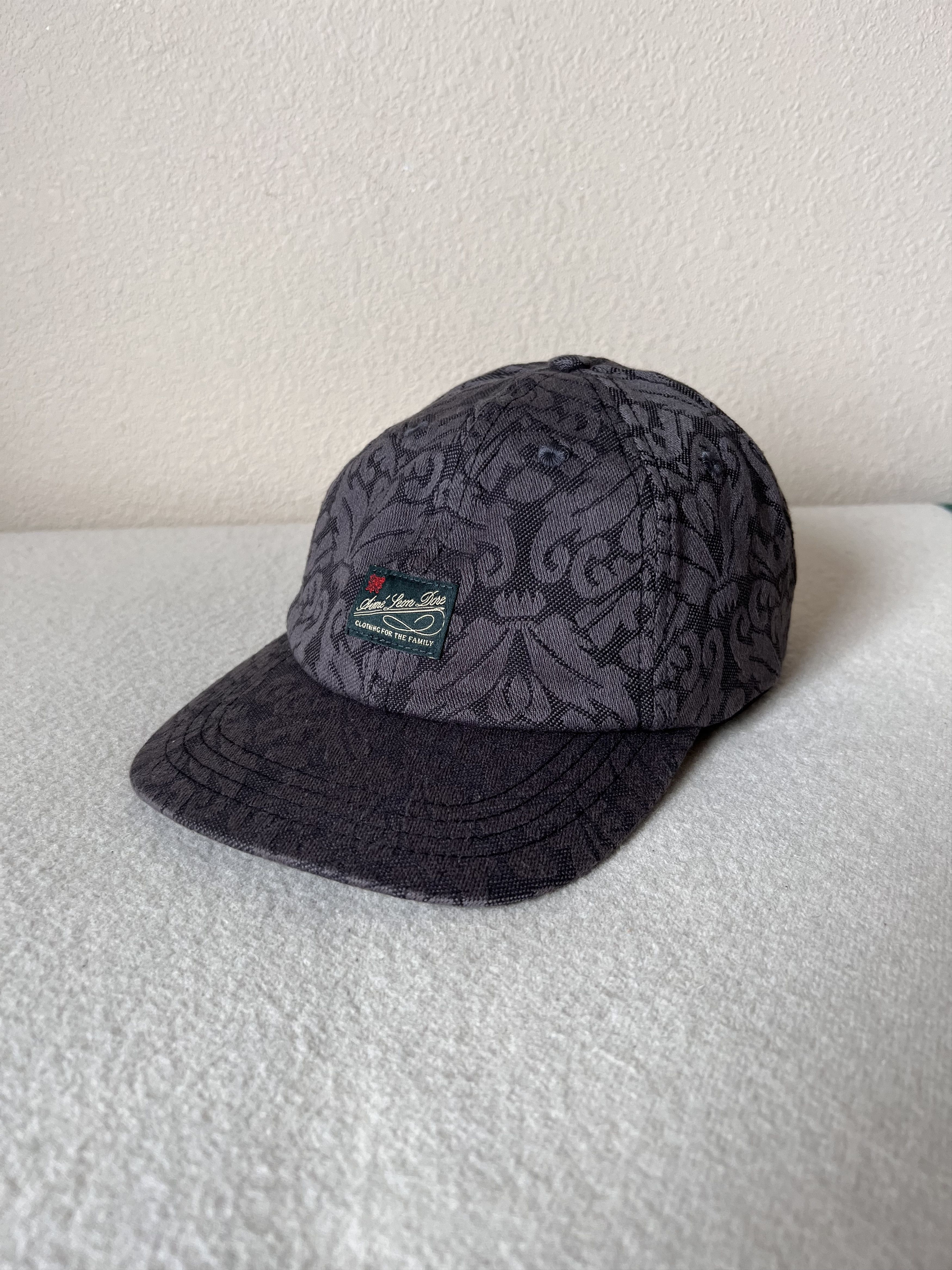 Aime Leon Dore Aime Leon Dore Stacked Logo Velour Hat in Black