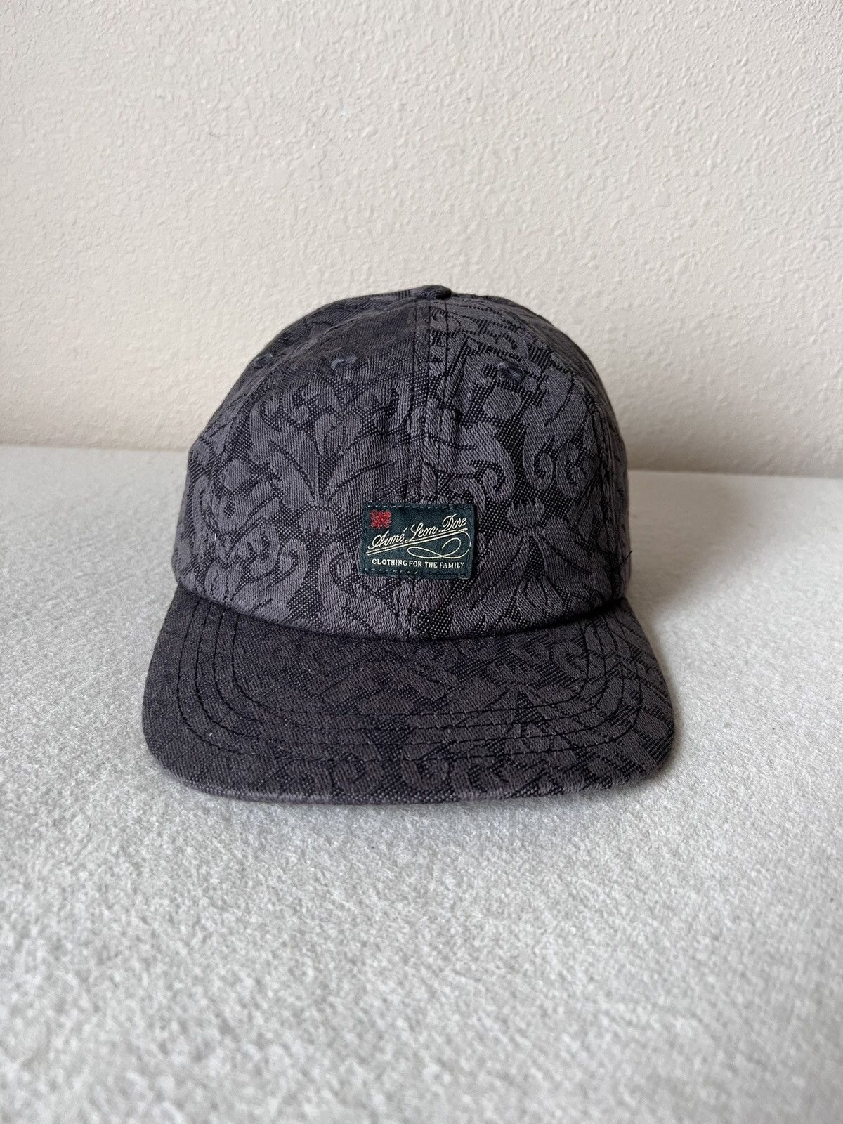 Aime Leon Dore Aime Leon Dore Paisley Hat in Jet Black Size ONE SIZE - 2 Thumbnail