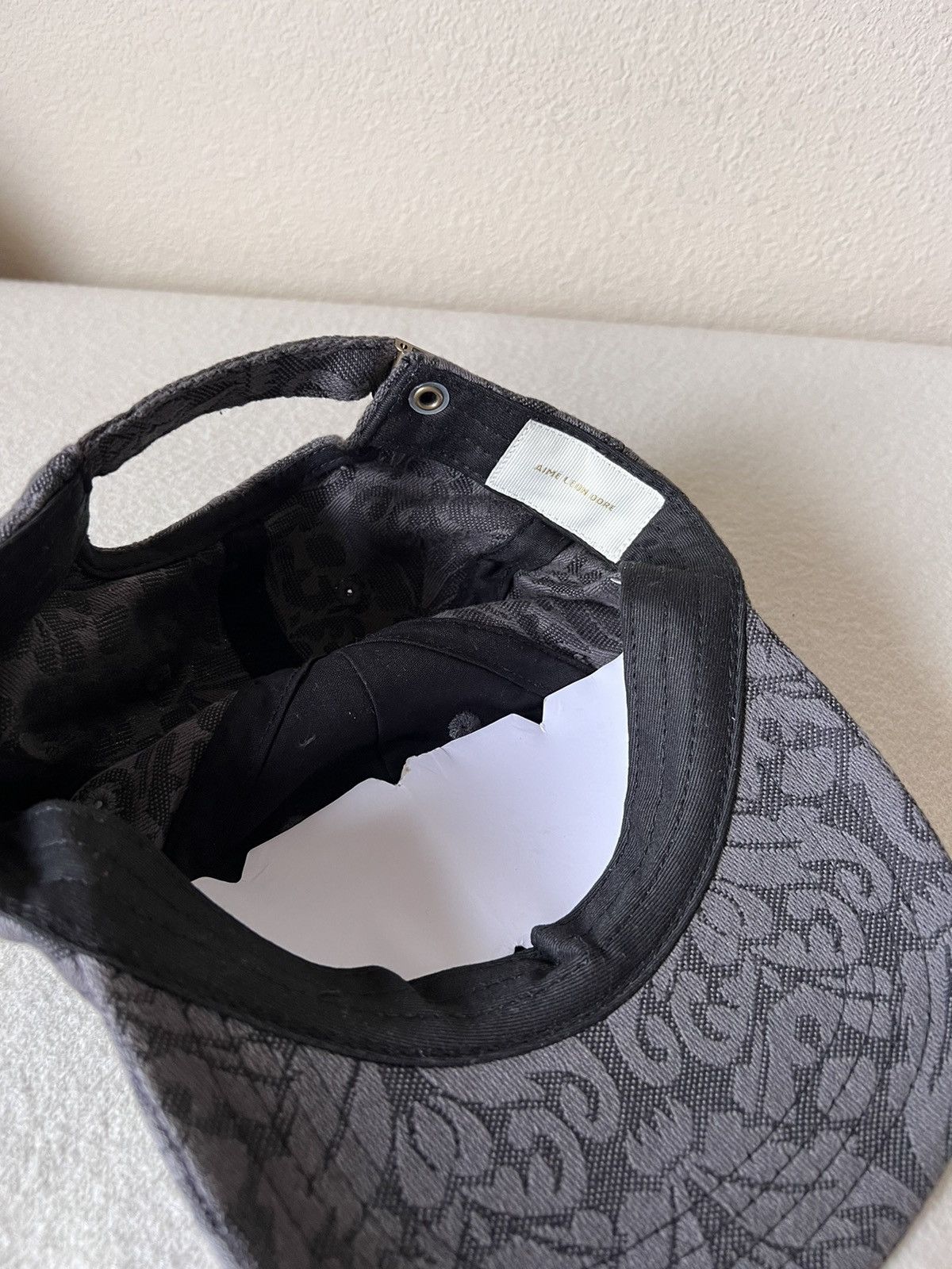 Aime Leon Dore Aime Leon Dore Paisley Hat in Jet Black Size ONE SIZE - 5 Thumbnail