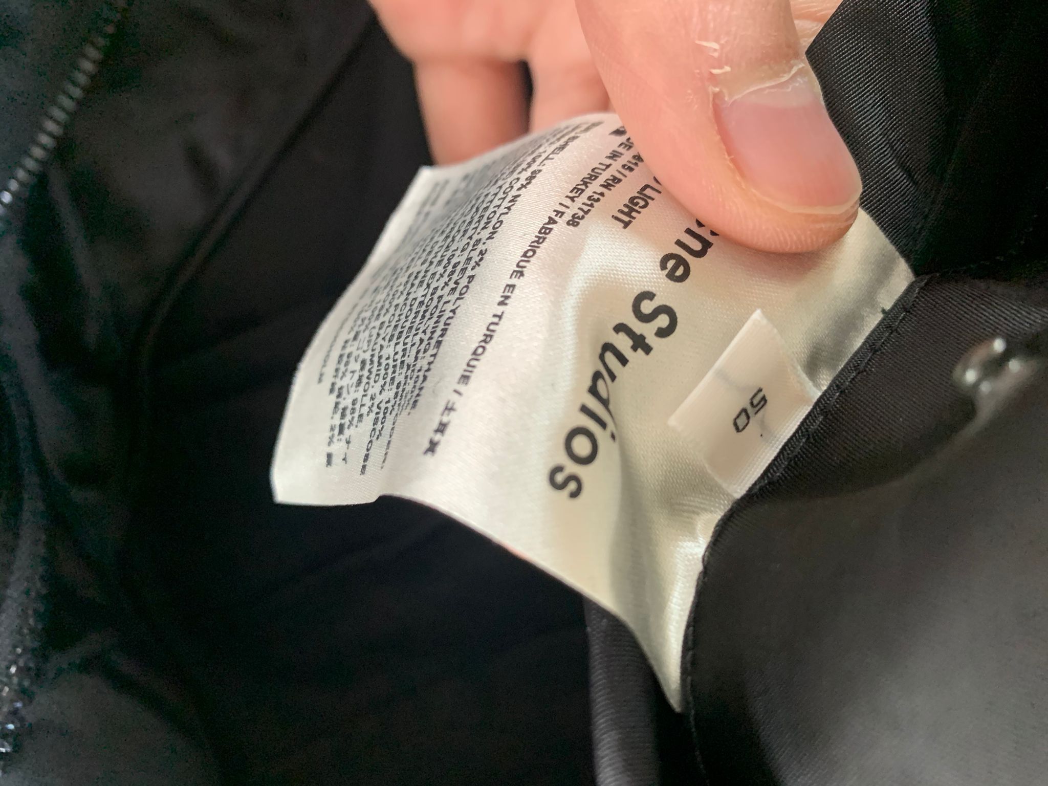 Acne Studios Selo Light Jacket in Black Size US M / EU 48-50 / 2 - 12 Thumbnail