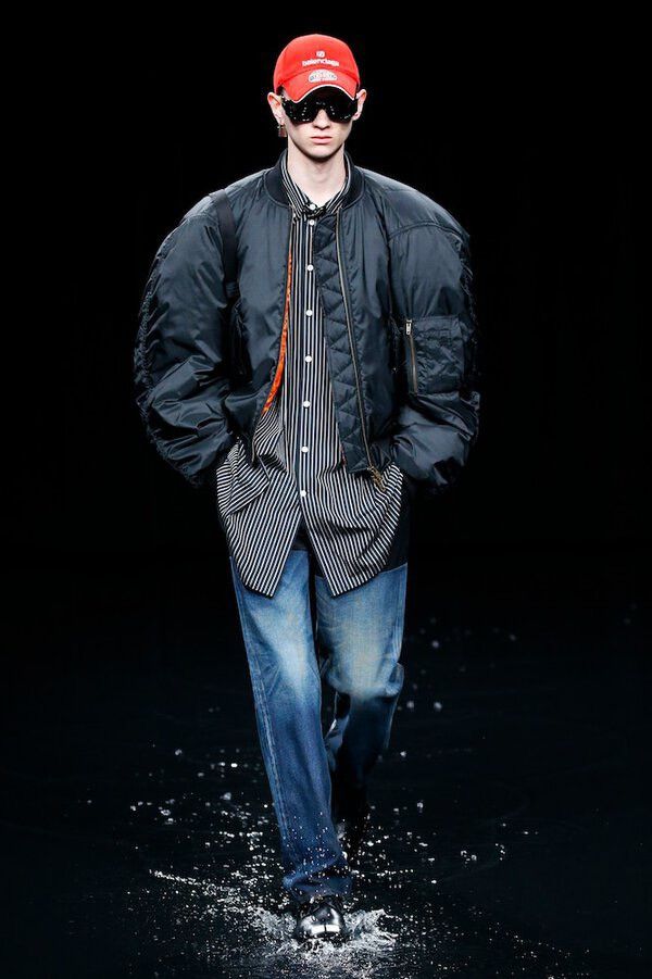 Balenciaga Balenciaga FW20 Contrast Paneled Straight Fit Jeans Size 48 Size US 32 / EU 48 - 5 Thumbnail