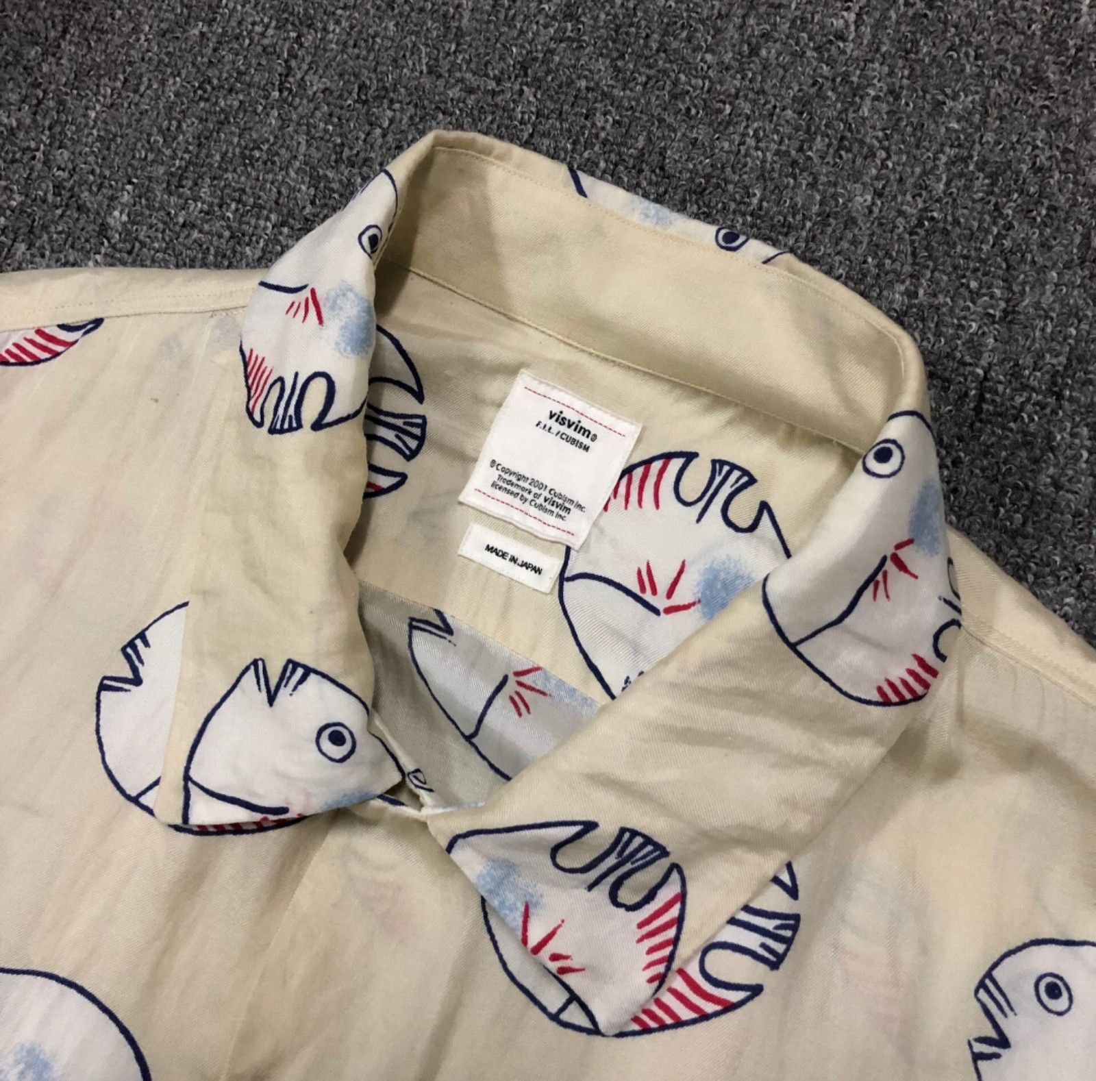Visvim visvim 18ss free edge shirt fishy Size US M / EU 48-50 / 2 - 2 Thumbnail