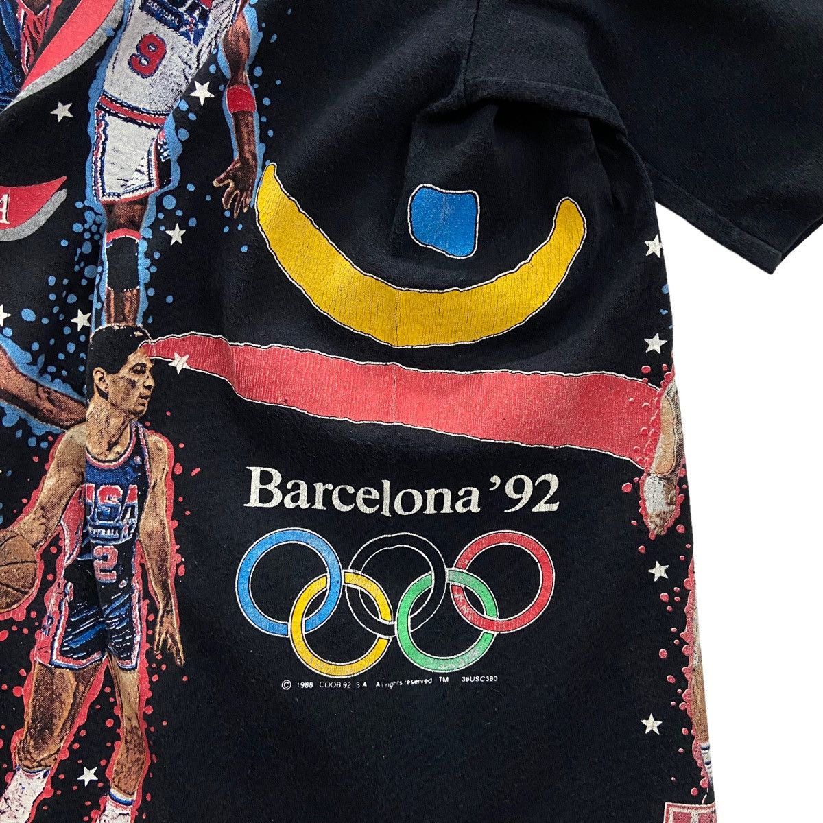NBA × Salem Sportswear × USA Olympics Vtg 90’s NBA Team USA Basketball Olympic Barcelona Fullprint Size US M / EU 48-50 / 2 - 15 Thumbnail
