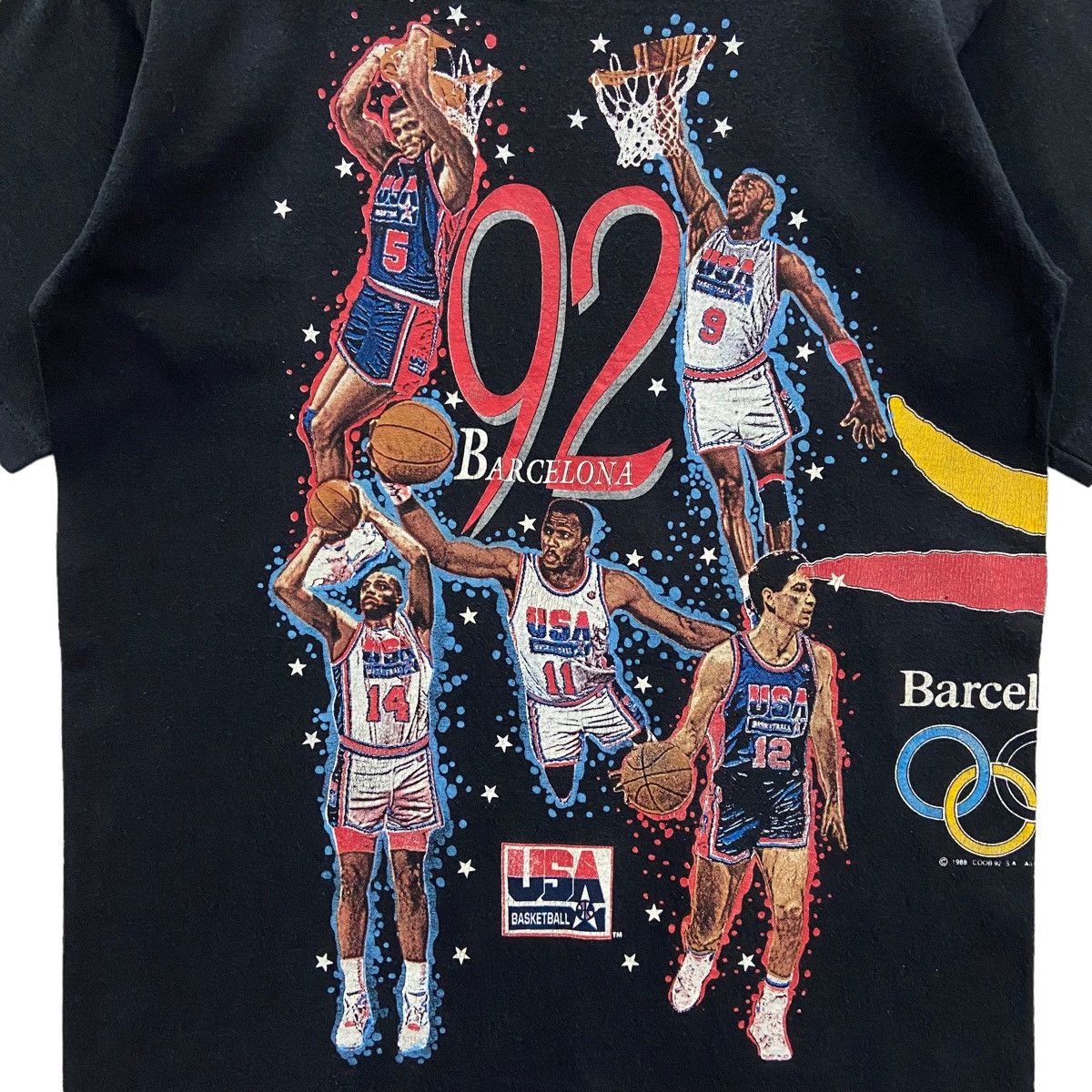 NBA × Salem Sportswear × USA Olympics Vtg 90’s NBA Team USA Basketball Olympic Barcelona Fullprint Size US M / EU 48-50 / 2 - 10 Thumbnail