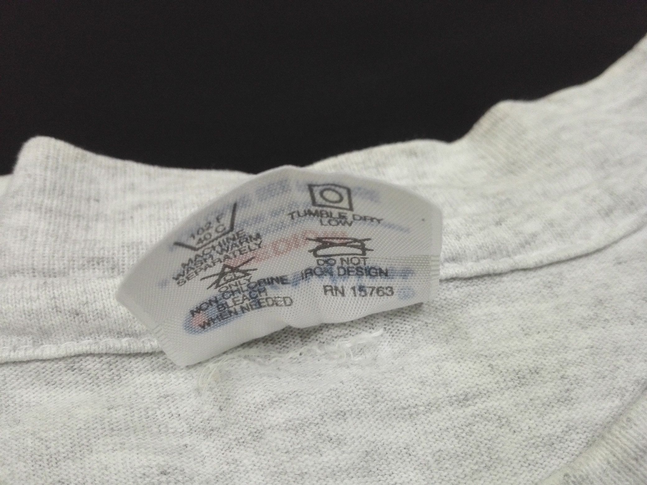 Champion Vintage Champion 80s Big Logo Gray Tee Single Stitch Size US M / EU 48-50 / 2 - 4 Thumbnail