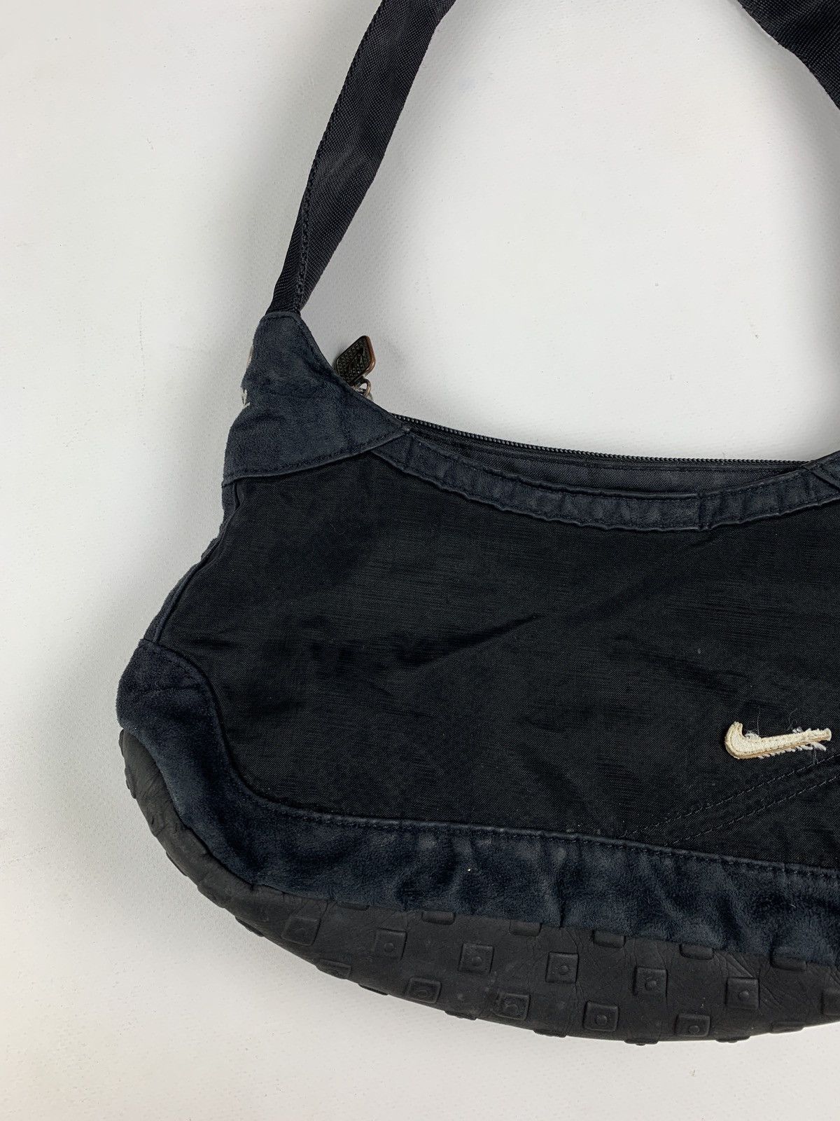 Nike 90s Vintage Nike Baguette Faded Black Y2K Bag Size ONE SIZE - 10 Thumbnail