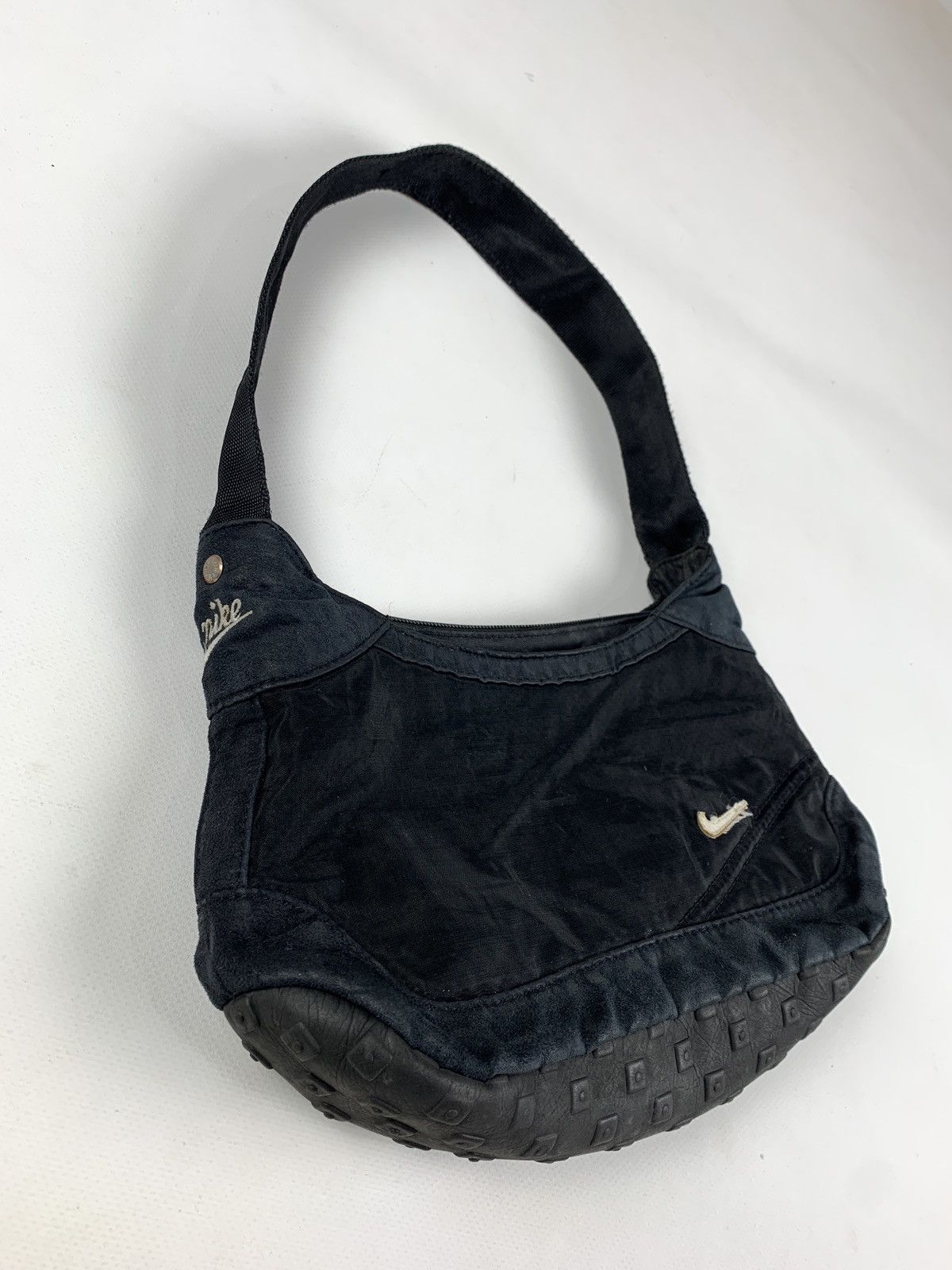 Nike 90s Vintage Nike Baguette Faded Black Y2K Bag Size ONE SIZE - 6 Thumbnail