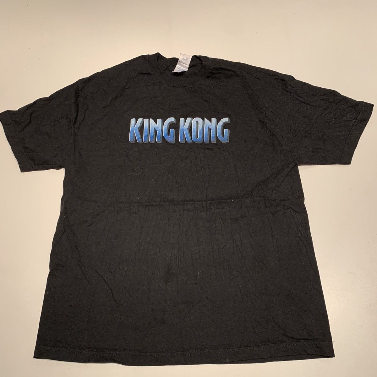 Vintage Vintage y2k King Kong Movie T-shirt faded black Size US XL / EU 56 / 4 - 1 Thumbnail