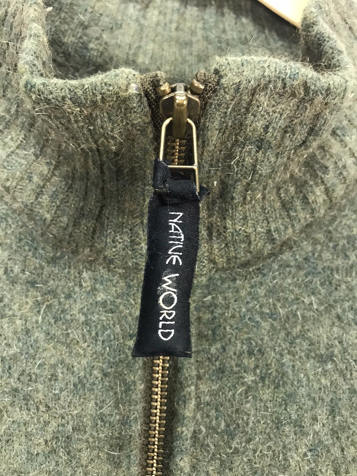 Native × Vintage Native world New Zealand sleeveless wool zipper jacket Size US M / EU 48-50 / 2 - 4 Thumbnail