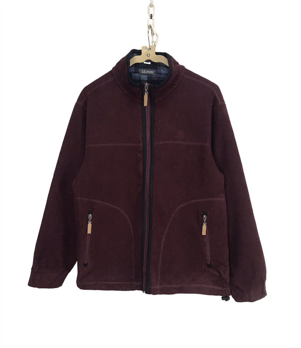 Japanese Brand Up renoma fleece zipper jacket Size US M / EU 48-50 / 2 - 1 Thumbnail