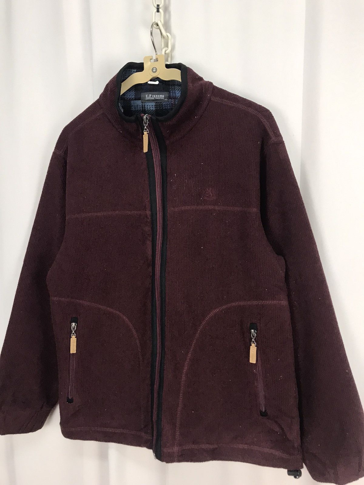 Japanese Brand Up renoma fleece zipper jacket Size US M / EU 48-50 / 2 - 5 Thumbnail