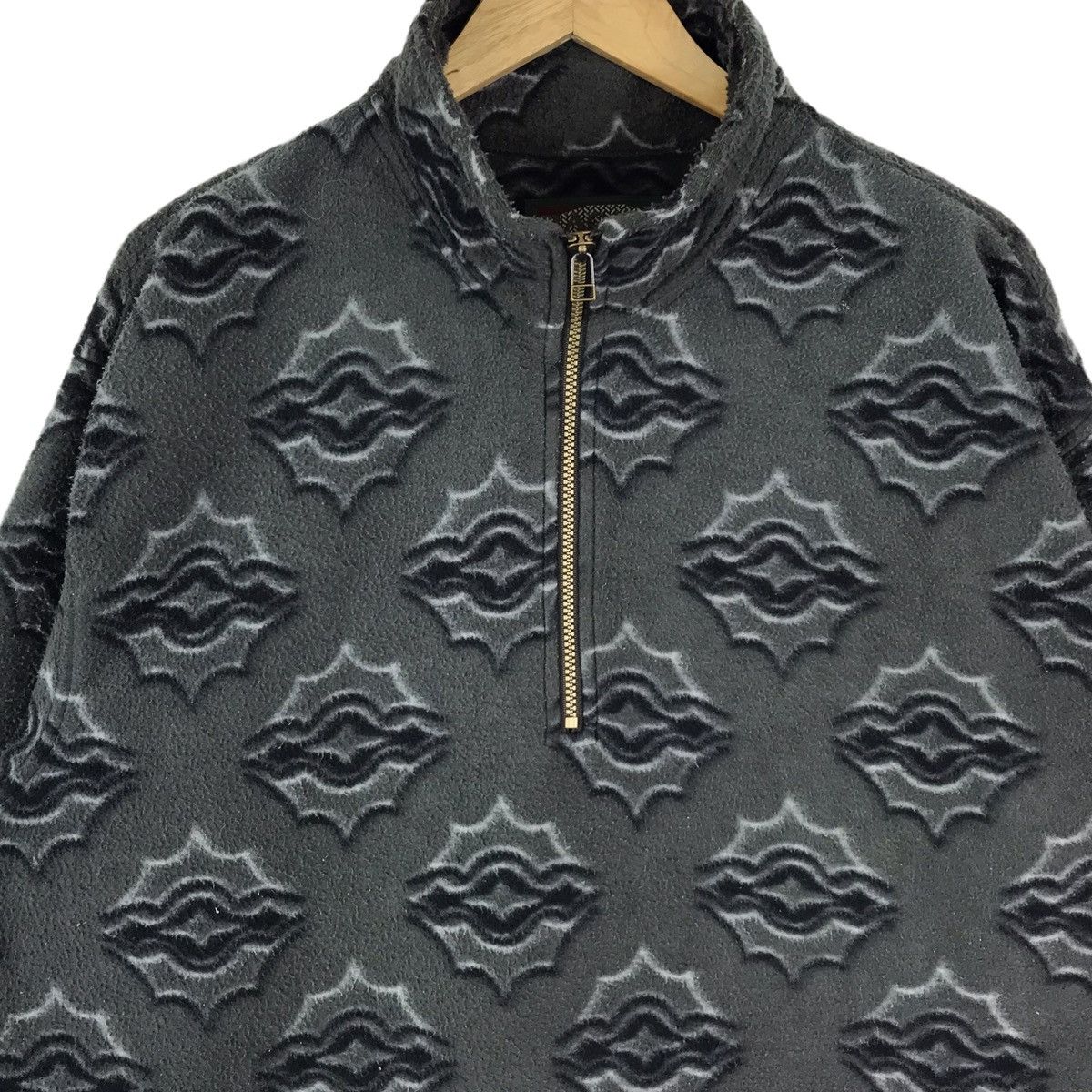 Vintage Vintage Bag Fox Abstract and Geometric Fleece Sweatshirt Size US L / EU 52-54 / 3 - 2 Thumbnail