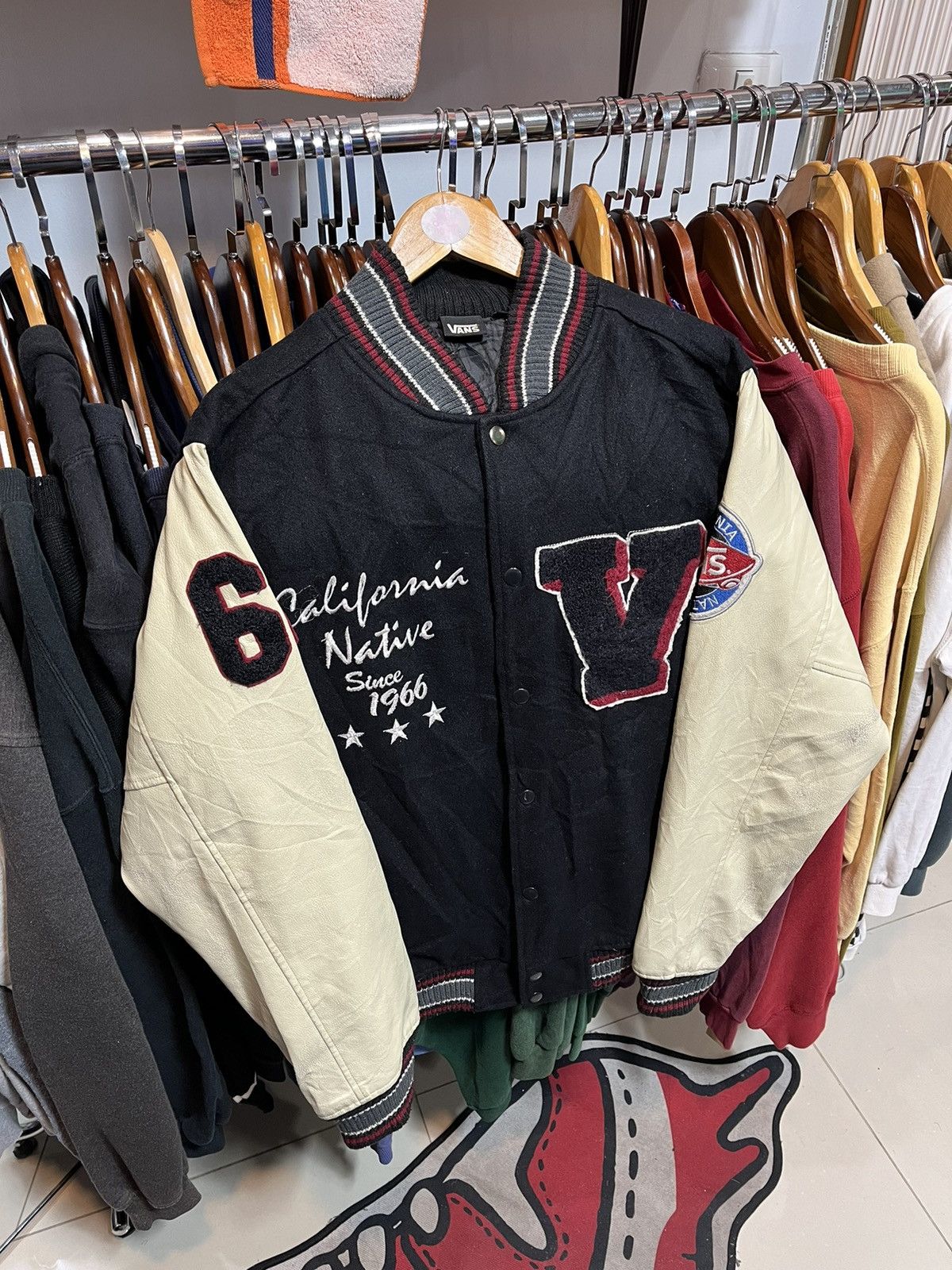 Vans × Vintage Grail Vans Defend Skate USA Varsity Jacket Size US L / EU 52-54 / 3 - 2 Thumbnail