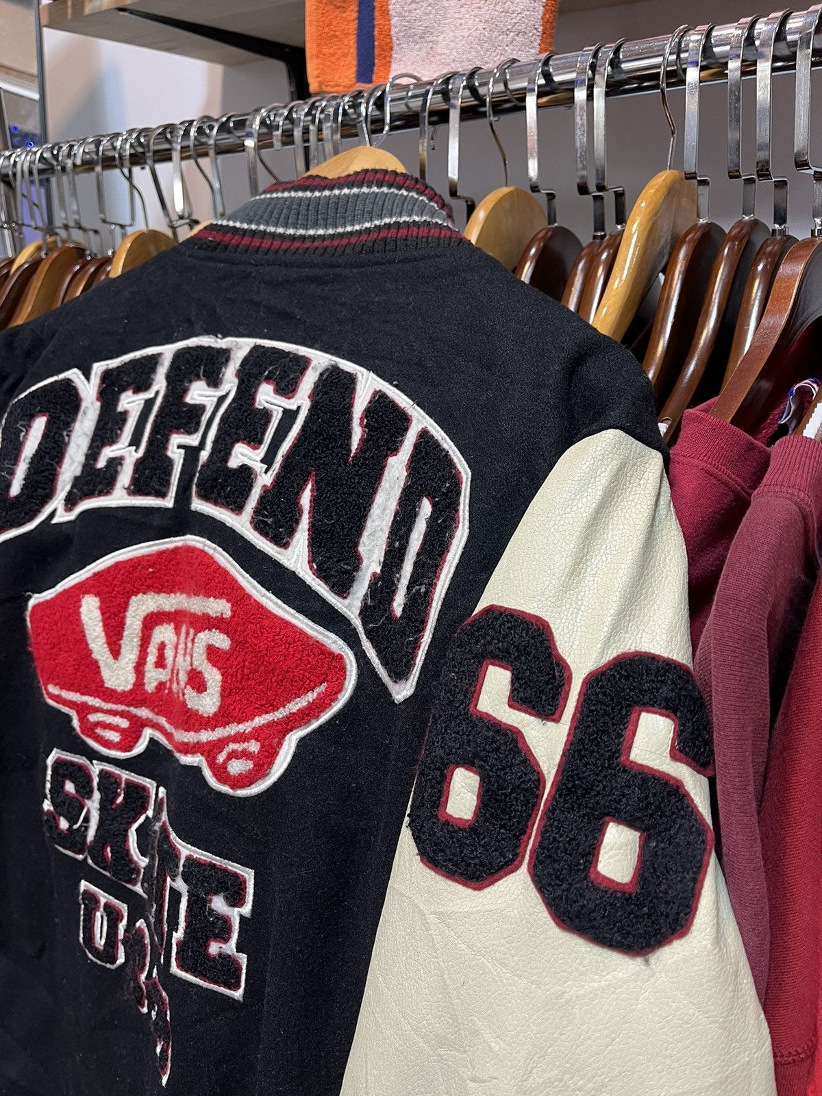 Vans × Vintage Grail Vans Defend Skate USA Varsity Jacket Size US L / EU 52-54 / 3 - 5 Thumbnail