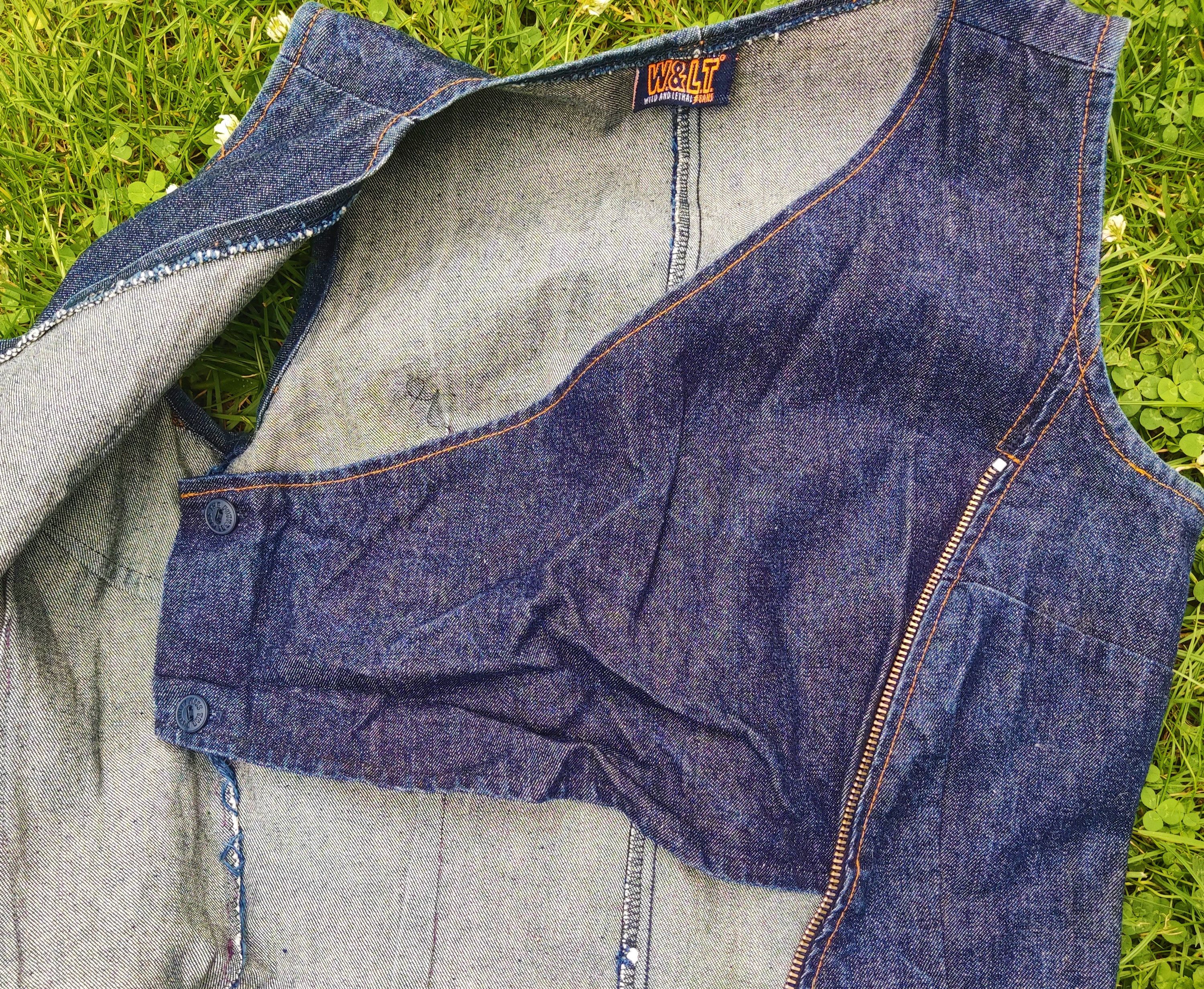 W&LT × Walter Van Beirendonck Walter Van Beirendonck Denim Cut out Vintage Top T-shirt Size US XS / EU 42 / 0 - 7 Thumbnail