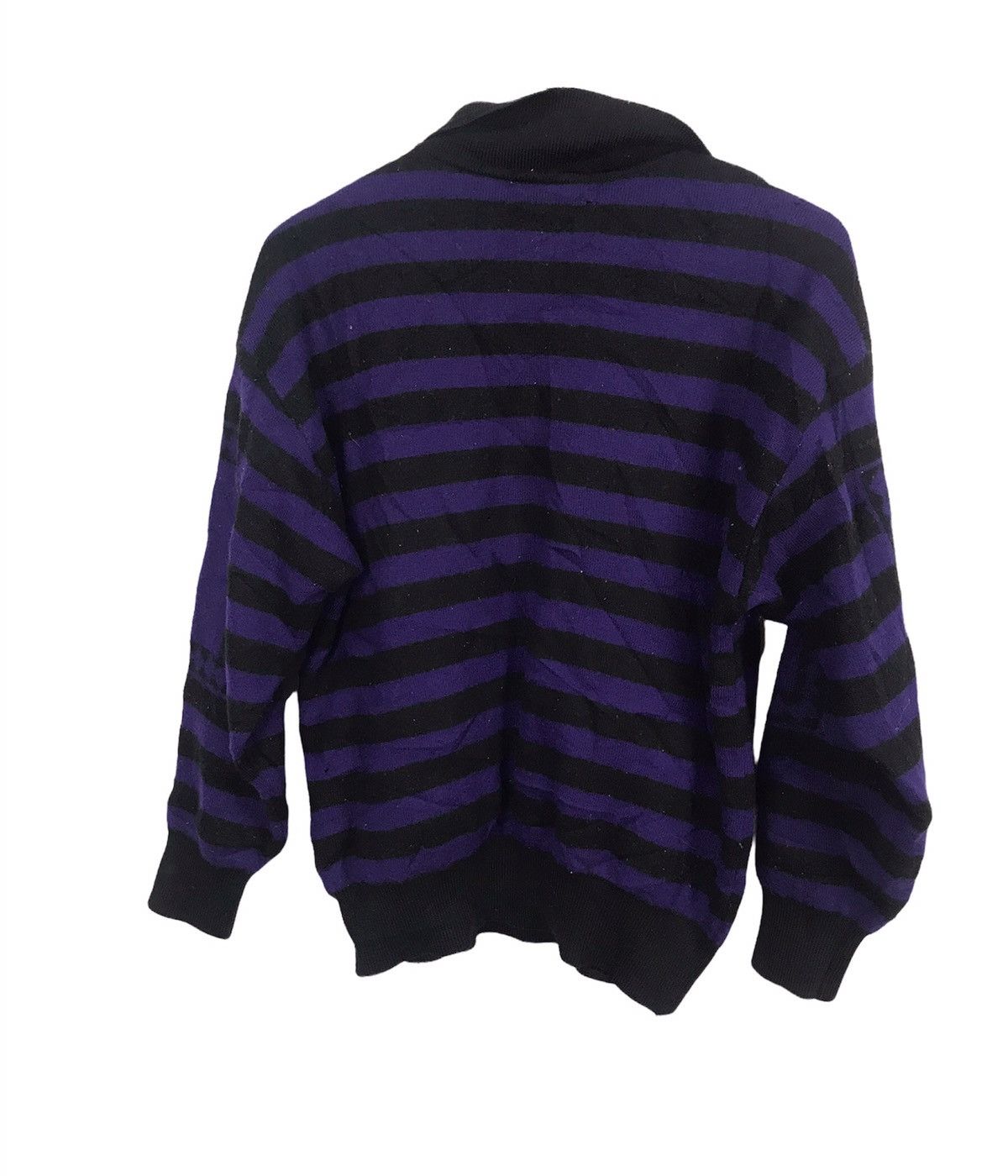 Japanese Brand × Vintage Vintage stripe polos sweatshirt by city road Size US S / EU 44-46 / 1 - 2 Thumbnail