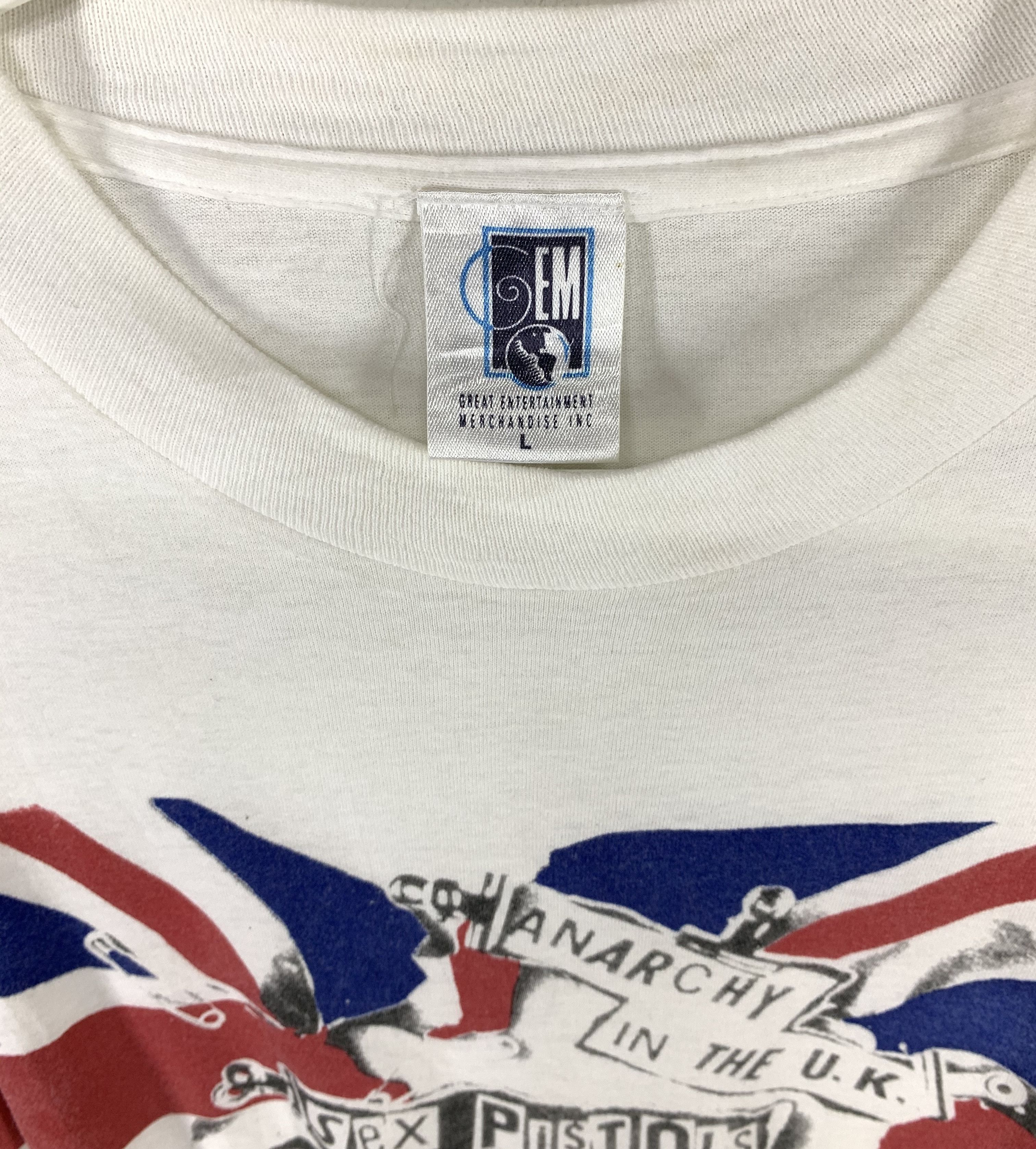 Band Tees × Seditionaries × Vintage Sex pistol anarchy in UK promo vintage tshirt Size US L / EU 52-54 / 3 - 6 Thumbnail