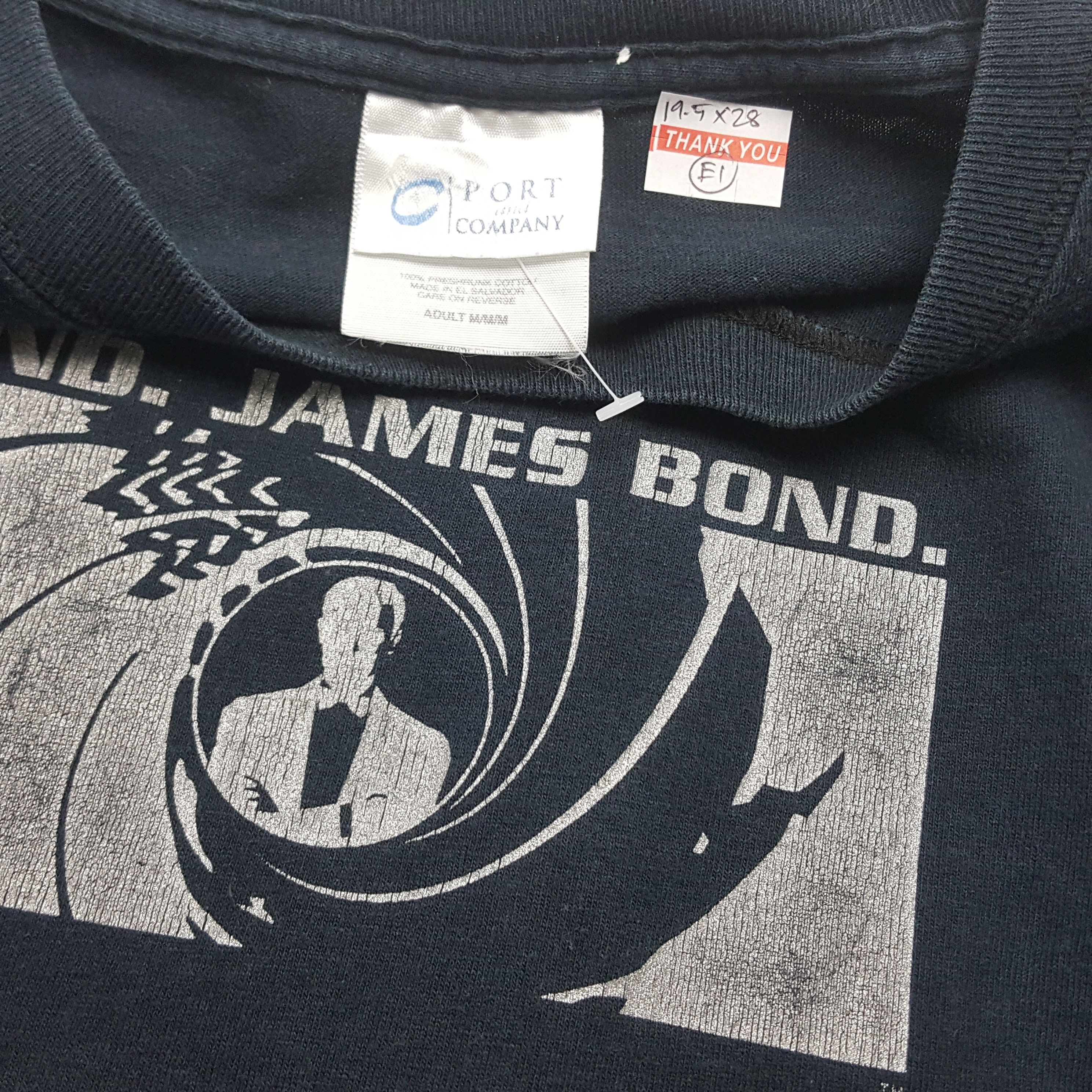 Vintage Vintage JAMES BOND 007 British Spy Movie Promo T-Shirt Size US M / EU 48-50 / 2 - 2 Thumbnail