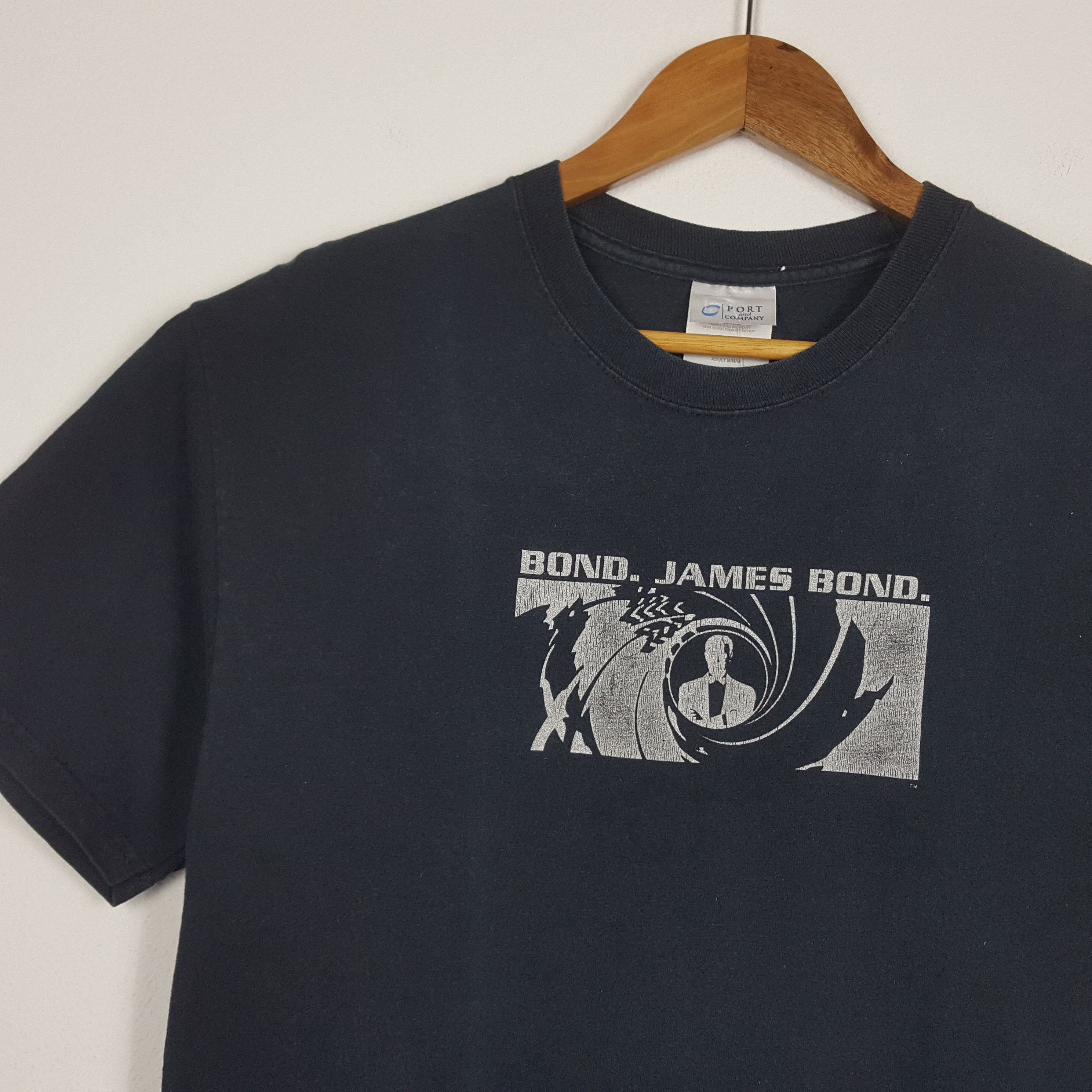 Vintage Vintage JAMES BOND 007 British Spy Movie Promo T-Shirt Size US M / EU 48-50 / 2 - 5 Thumbnail