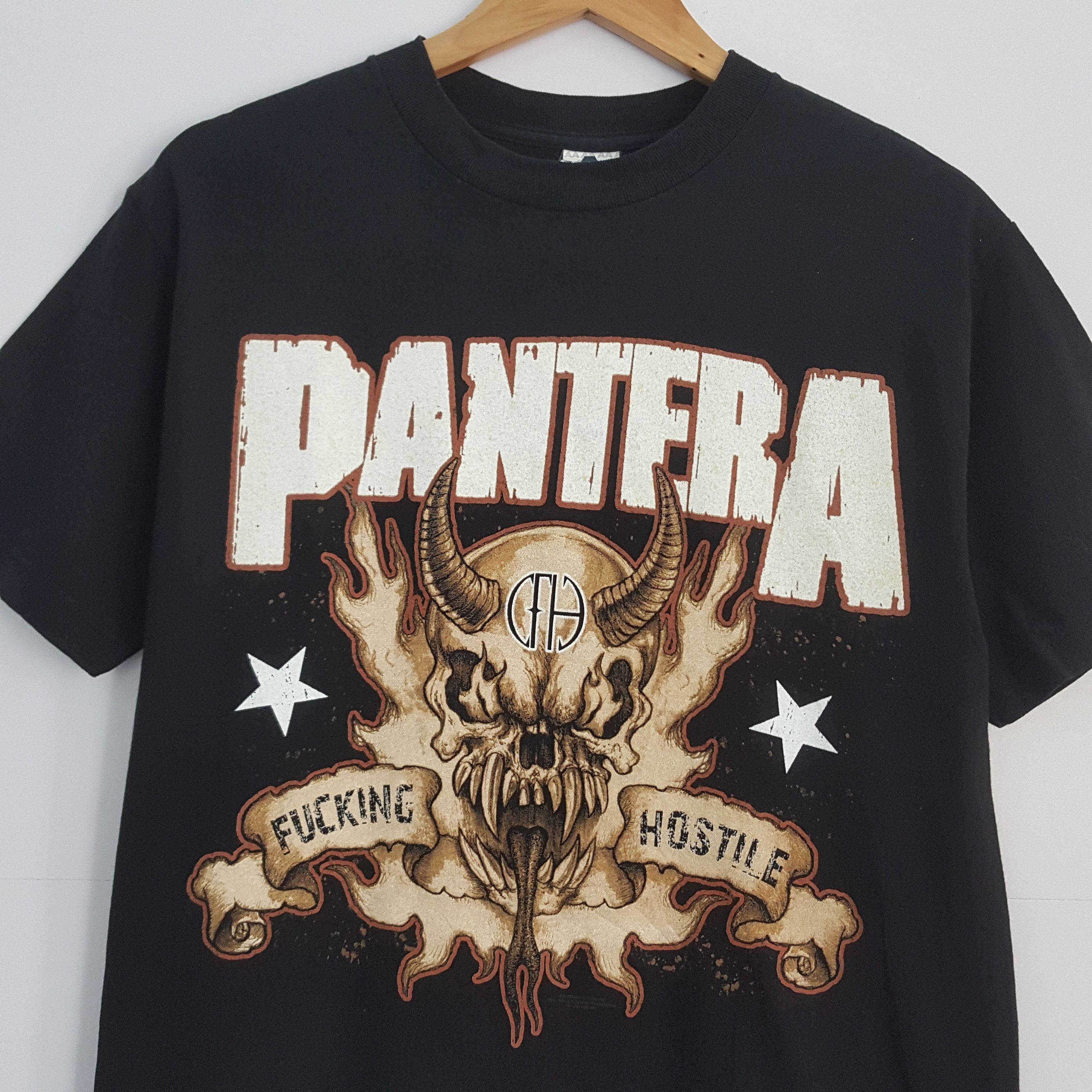 Band Tees × Vintage Vintage PANTERA American rock band Fucking Hostile t-shirt Size US M / EU 48-50 / 2 - 4 Thumbnail