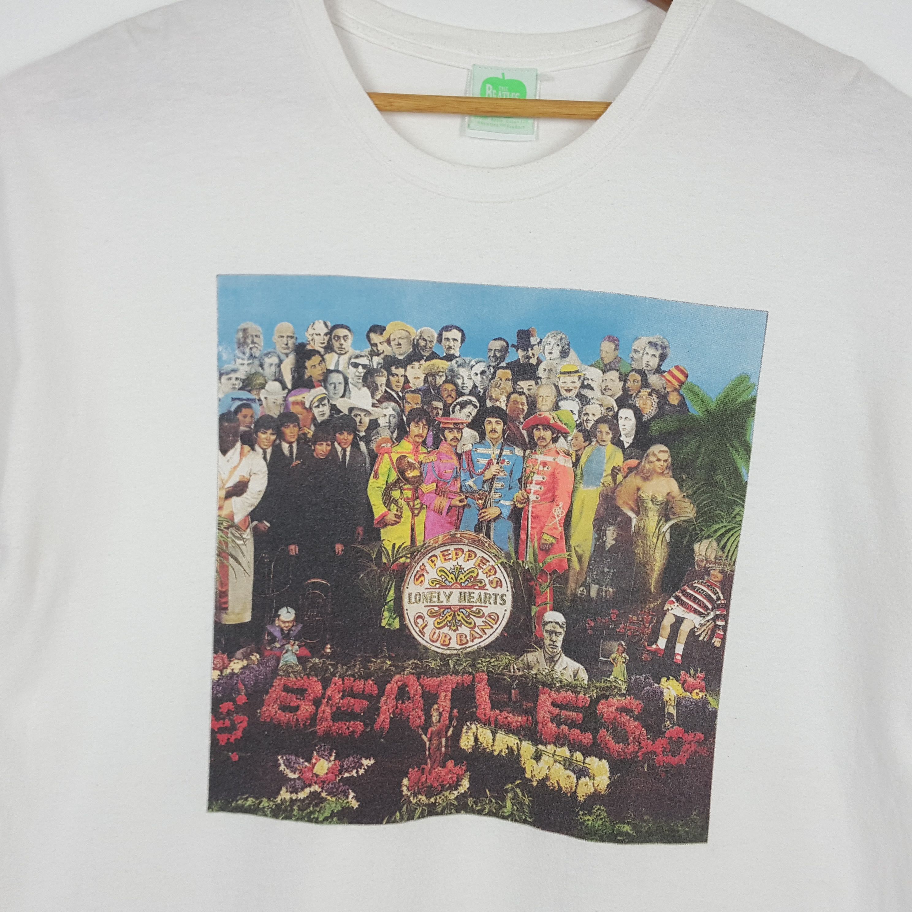 Band Tees × Vintage Vintage THE BEATLES English Rock Band Nice Design t-shirt Size US XL / EU 56 / 4 - 3 Thumbnail