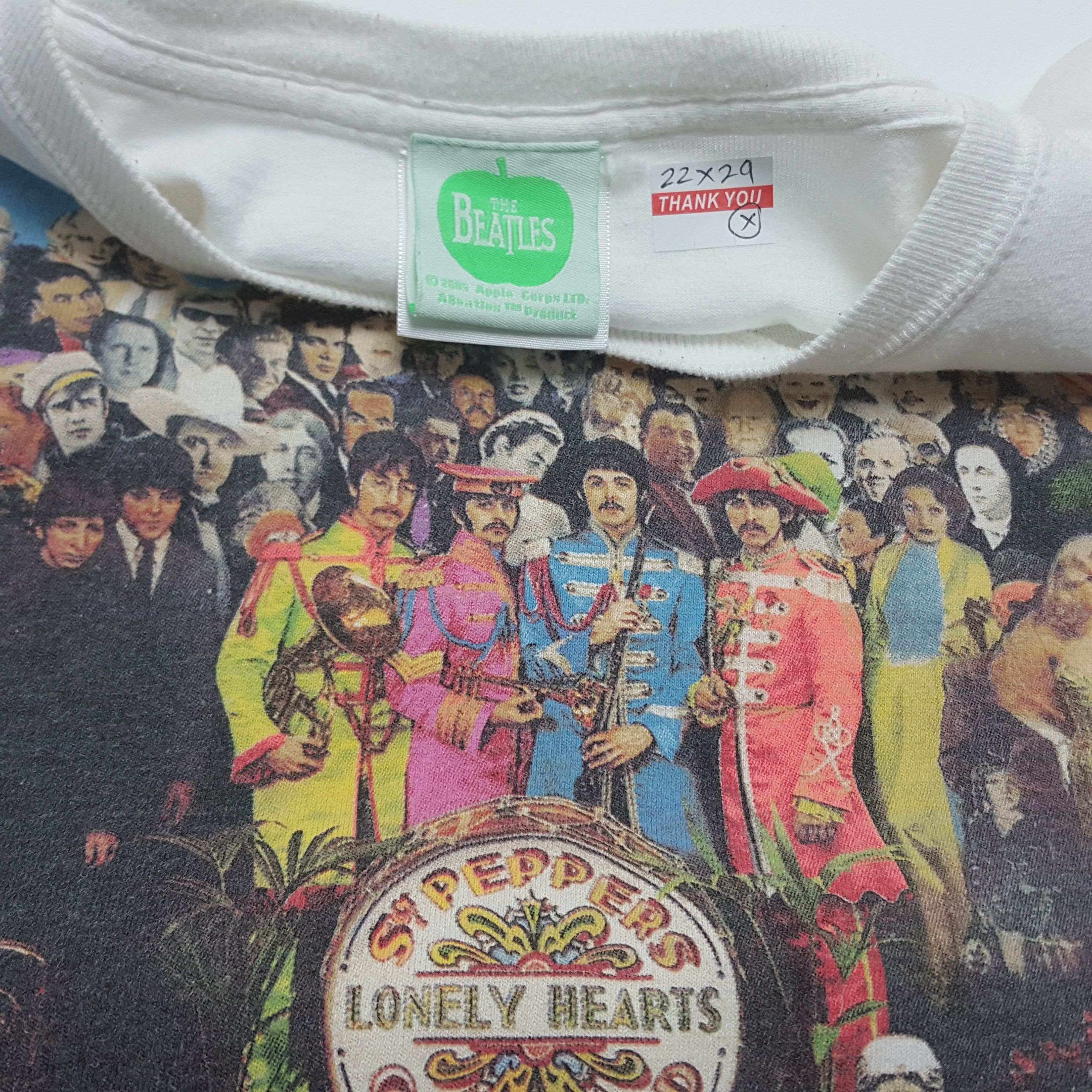 Band Tees × Vintage Vintage THE BEATLES English Rock Band Nice Design t-shirt Size US XL / EU 56 / 4 - 4 Thumbnail