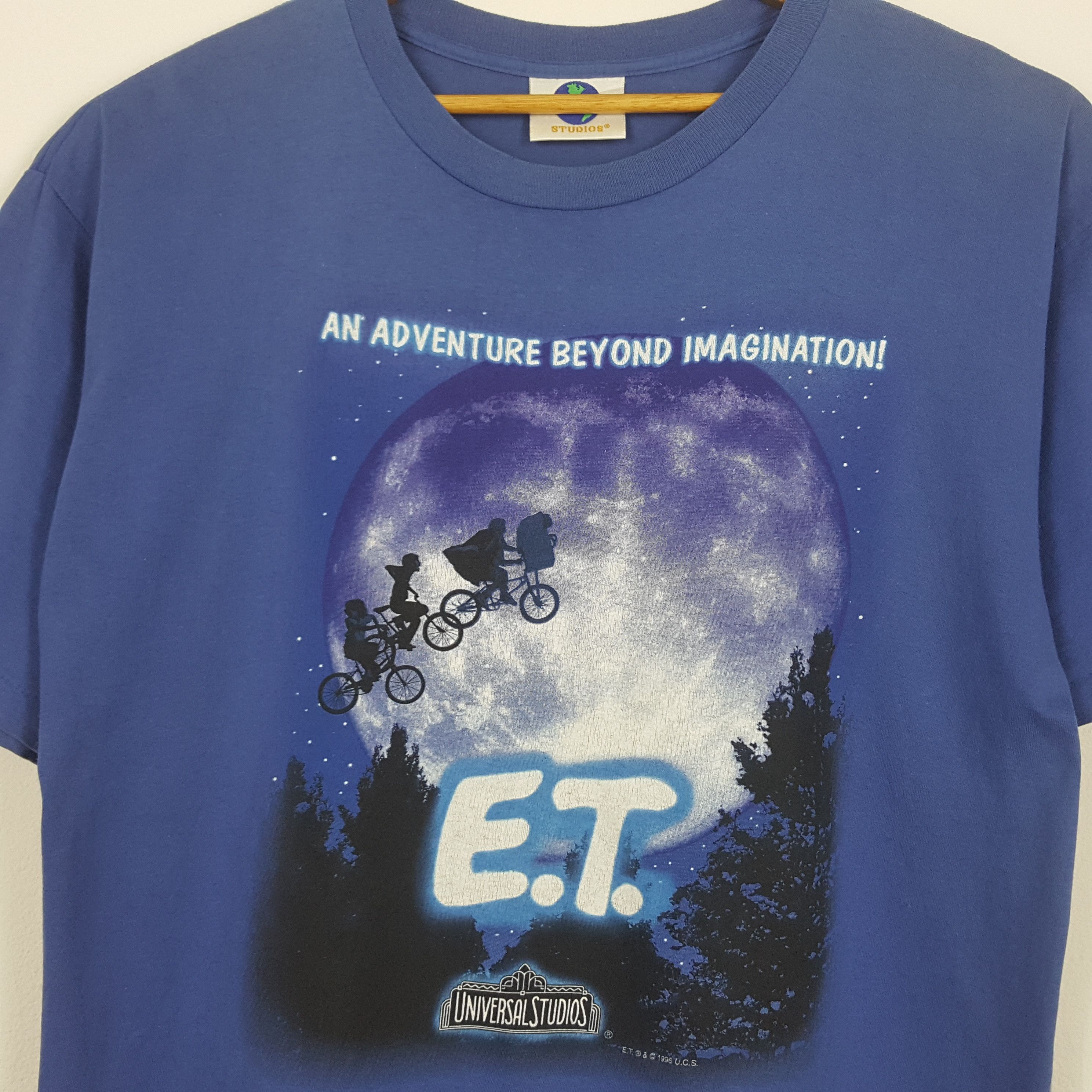 Universal Studios × Vintage Vintage 90's E.T The Extra American Science Fiction Film Size US XL / EU 56 / 4 - 6 Thumbnail