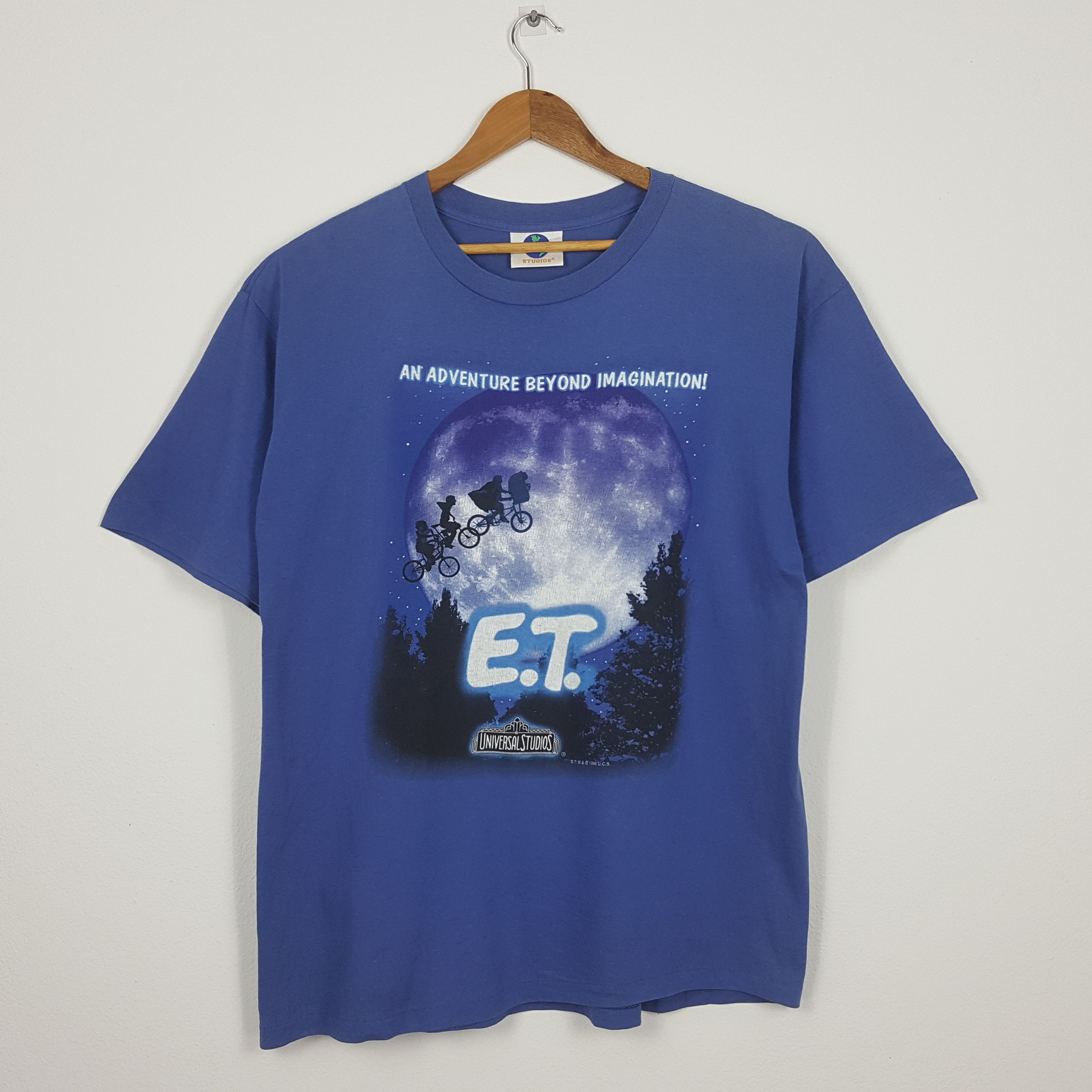 Universal Studios × Vintage Vintage 90's E.T The Extra American Science Fiction Film Size US XL / EU 56 / 4 - 1 Thumbnail