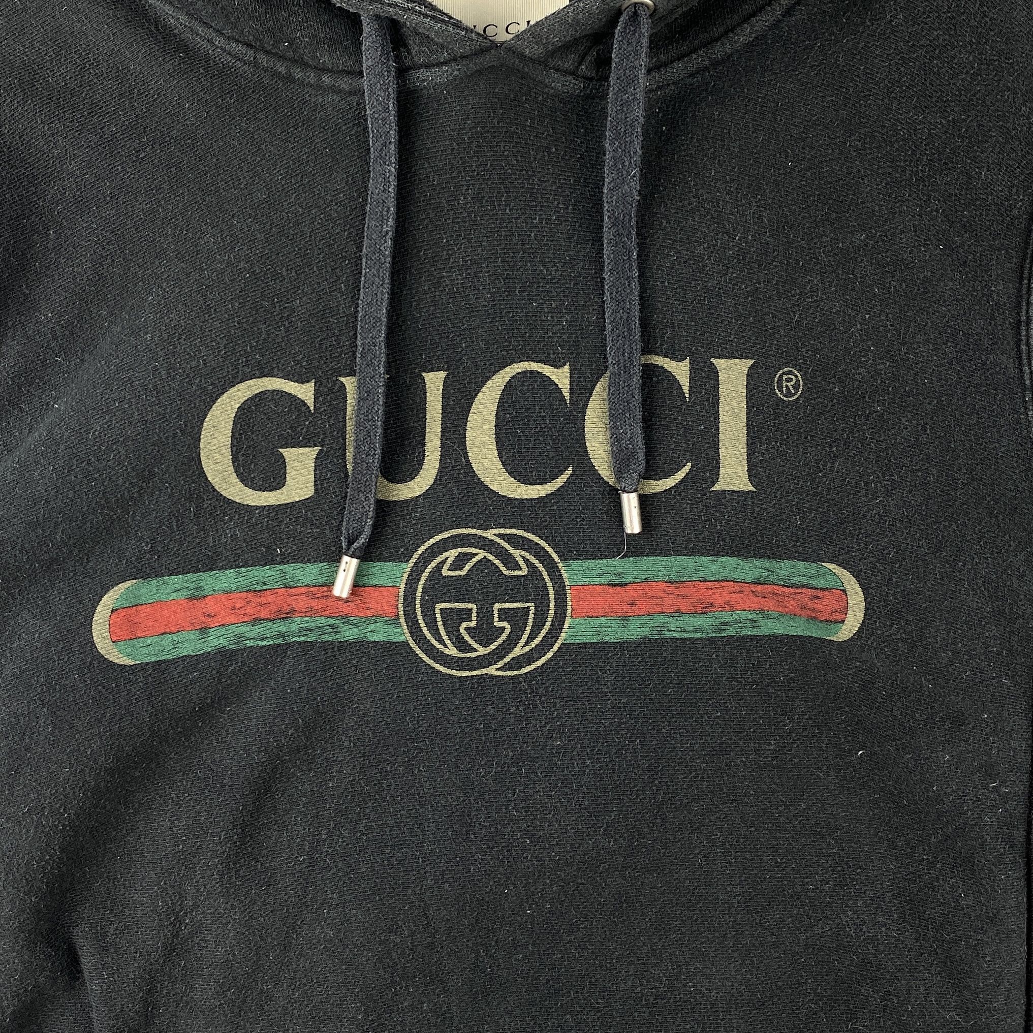 Gucci Gucci "Fake Logo" Hoodie Size US S / EU 44-46 / 1 - 3 Thumbnail