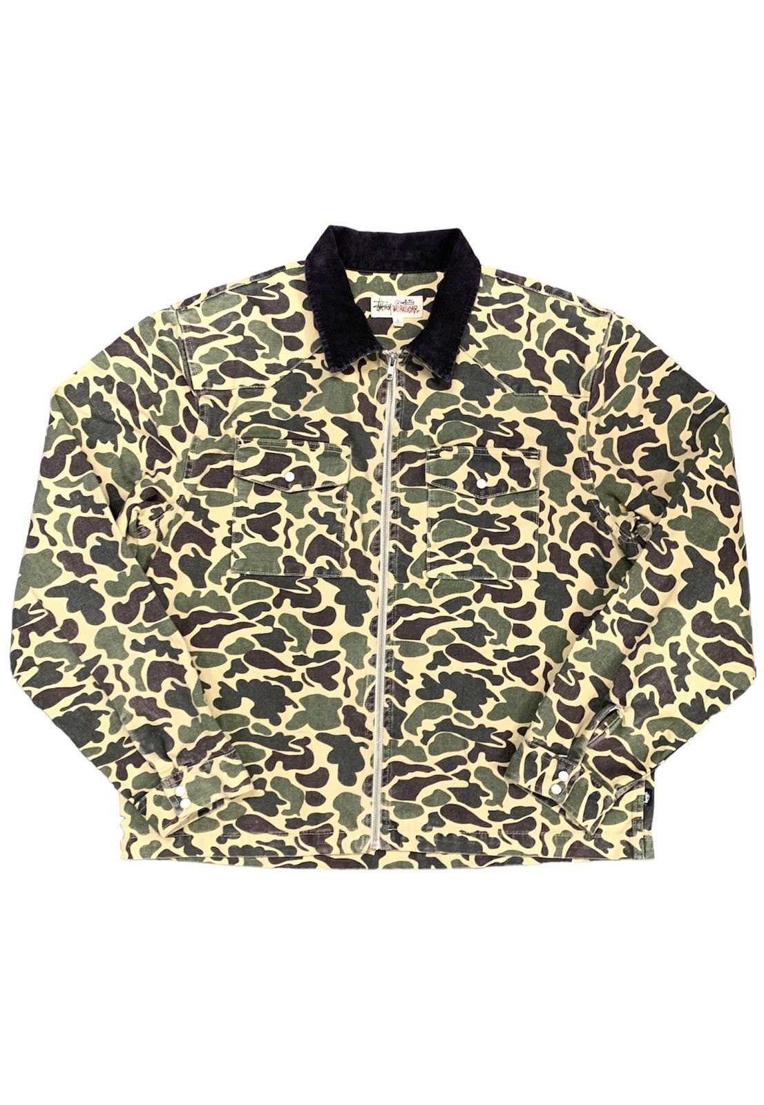 Stussy Stussy Washed Camo Duck Jacket Size US L / EU 52-54 / 3 - 1 Thumbnail