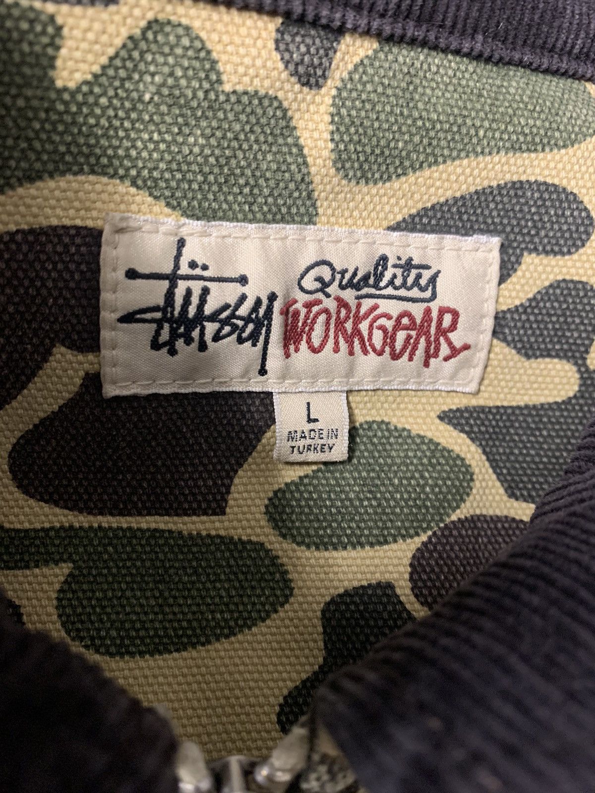 Stussy Stussy Washed Camo Duck Jacket Size US L / EU 52-54 / 3 - 3 Thumbnail