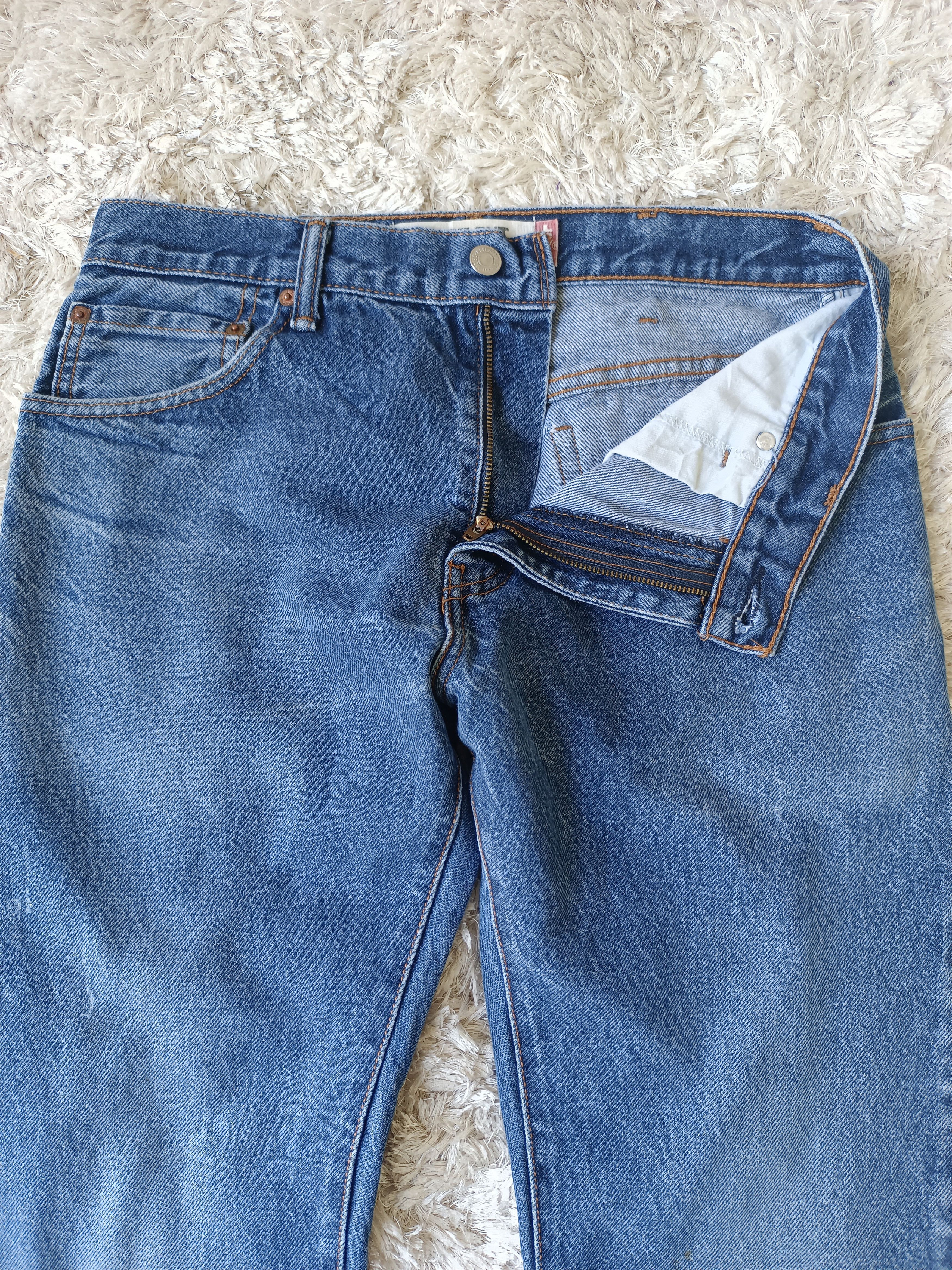 Levi's Vintage Clothing × Vintage Vintage 90's Levi's 517 Bootcut Distressed Jeans Size US 31 - 4 Thumbnail