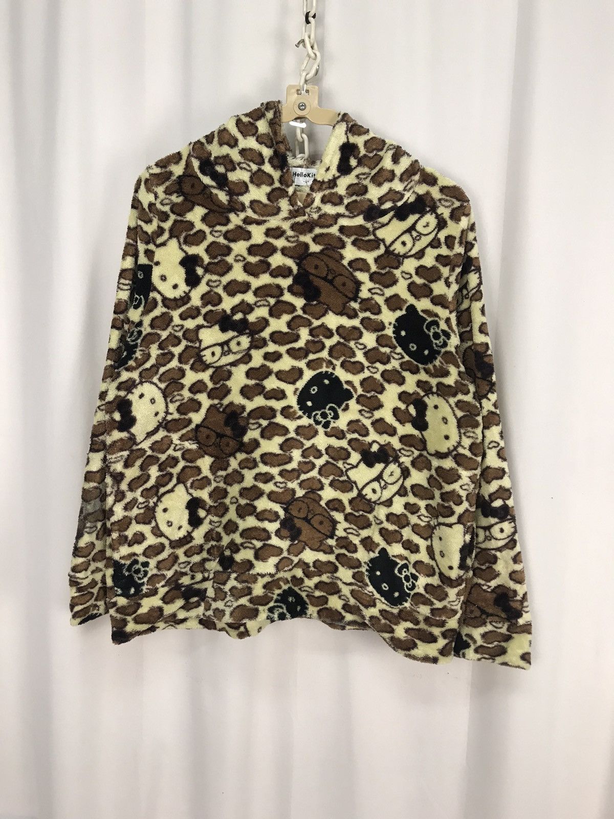 Japanese Brand Hello kitty fullprint fleece hoodie Size L / US 10 / IT 46 - 8 Thumbnail