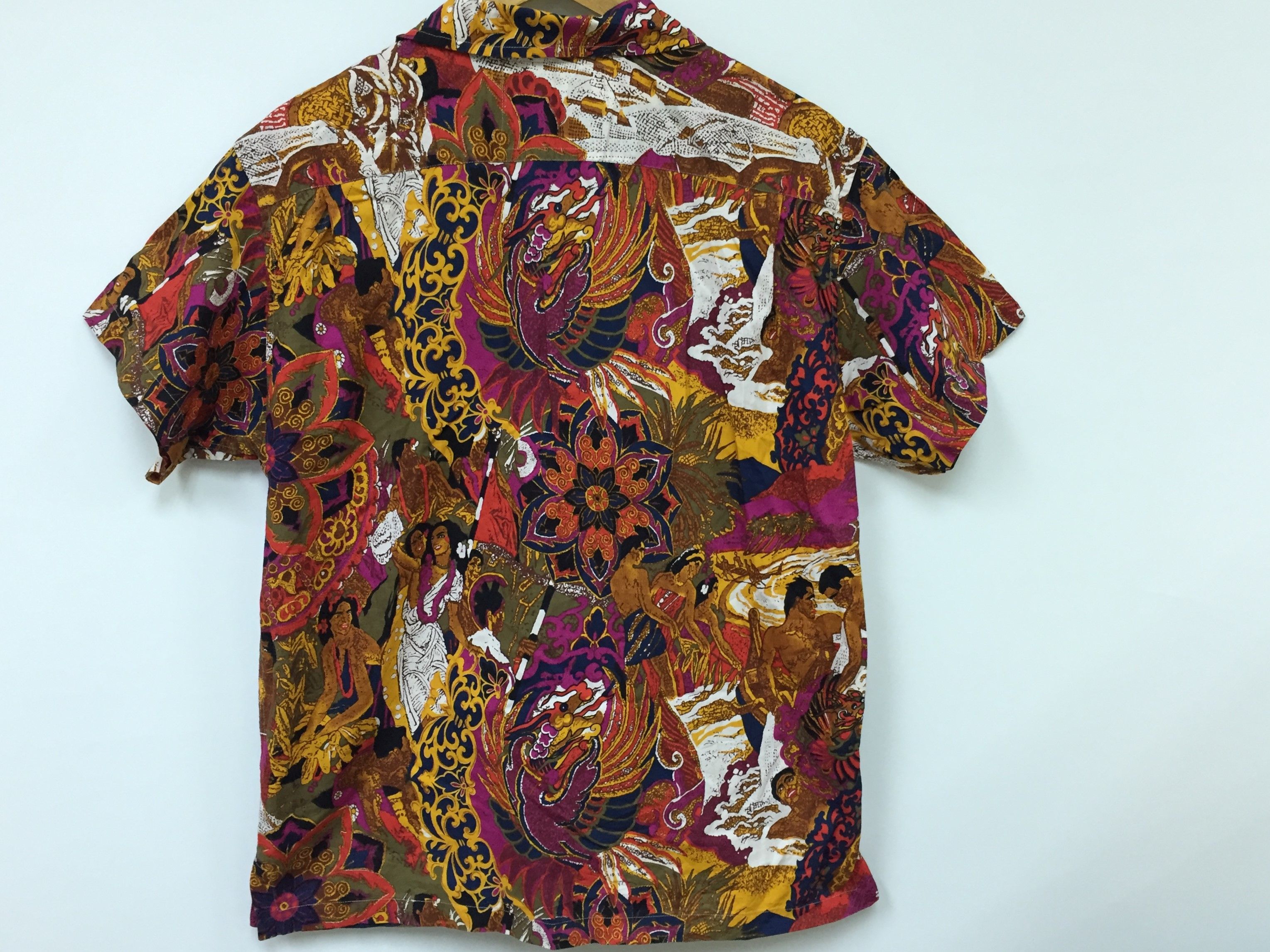 Gianfranco Ferre 90's American native Hawaiian Fullprint Size L / US 10 / IT 46 - 7 Thumbnail