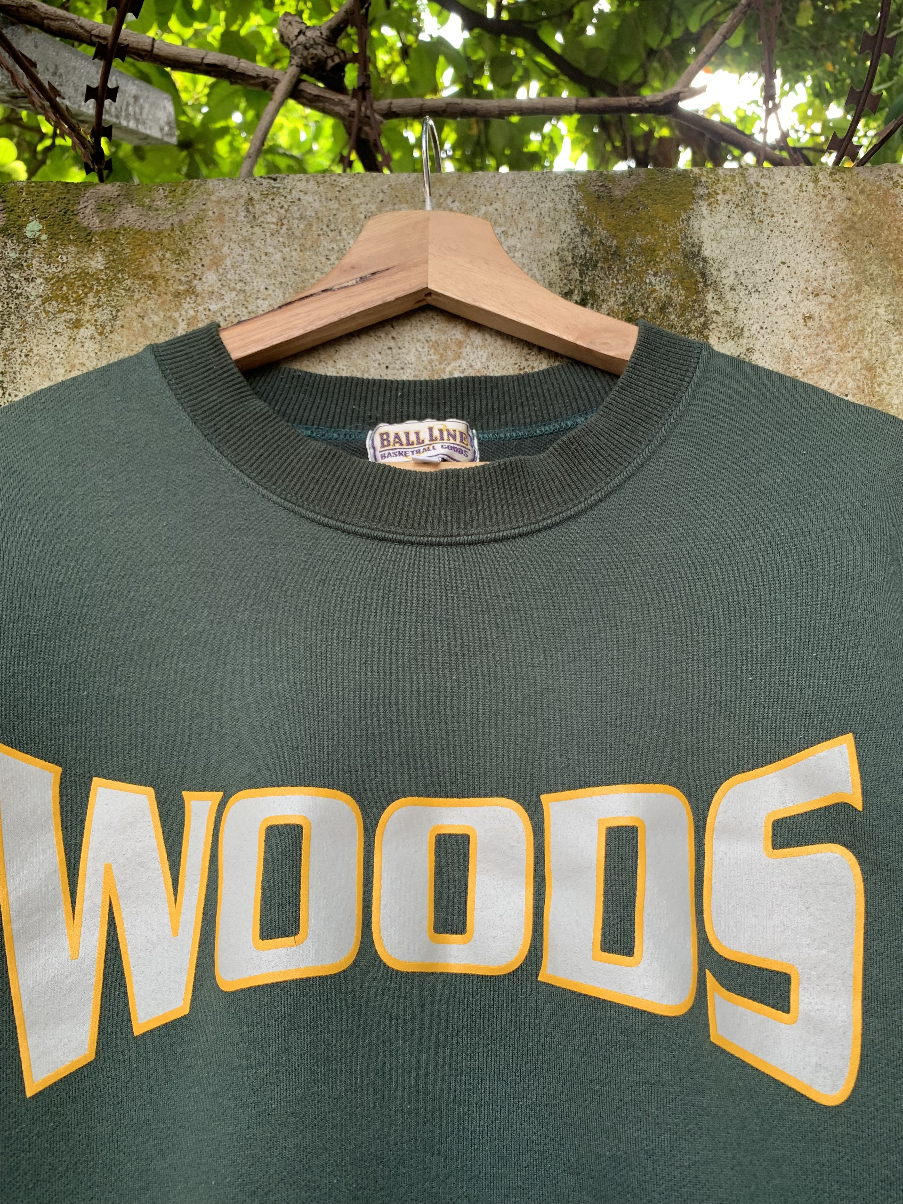 NBA × Vintage Vintage Woods Ball Line Basketball Goods Sweatshirt Size US L / EU 52-54 / 3 - 4 Thumbnail