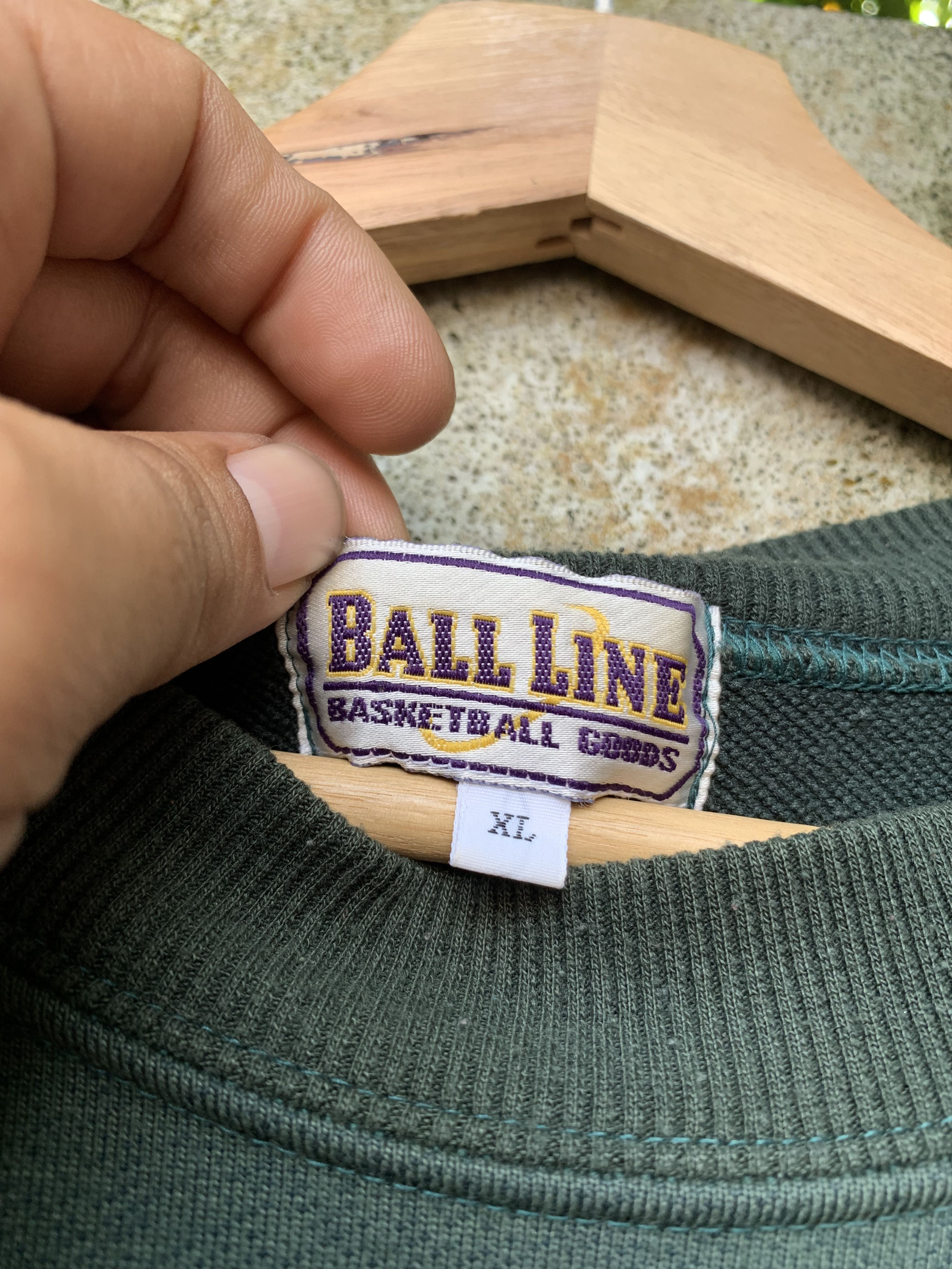NBA × Vintage Vintage Woods Ball Line Basketball Goods Sweatshirt Size US L / EU 52-54 / 3 - 5 Thumbnail