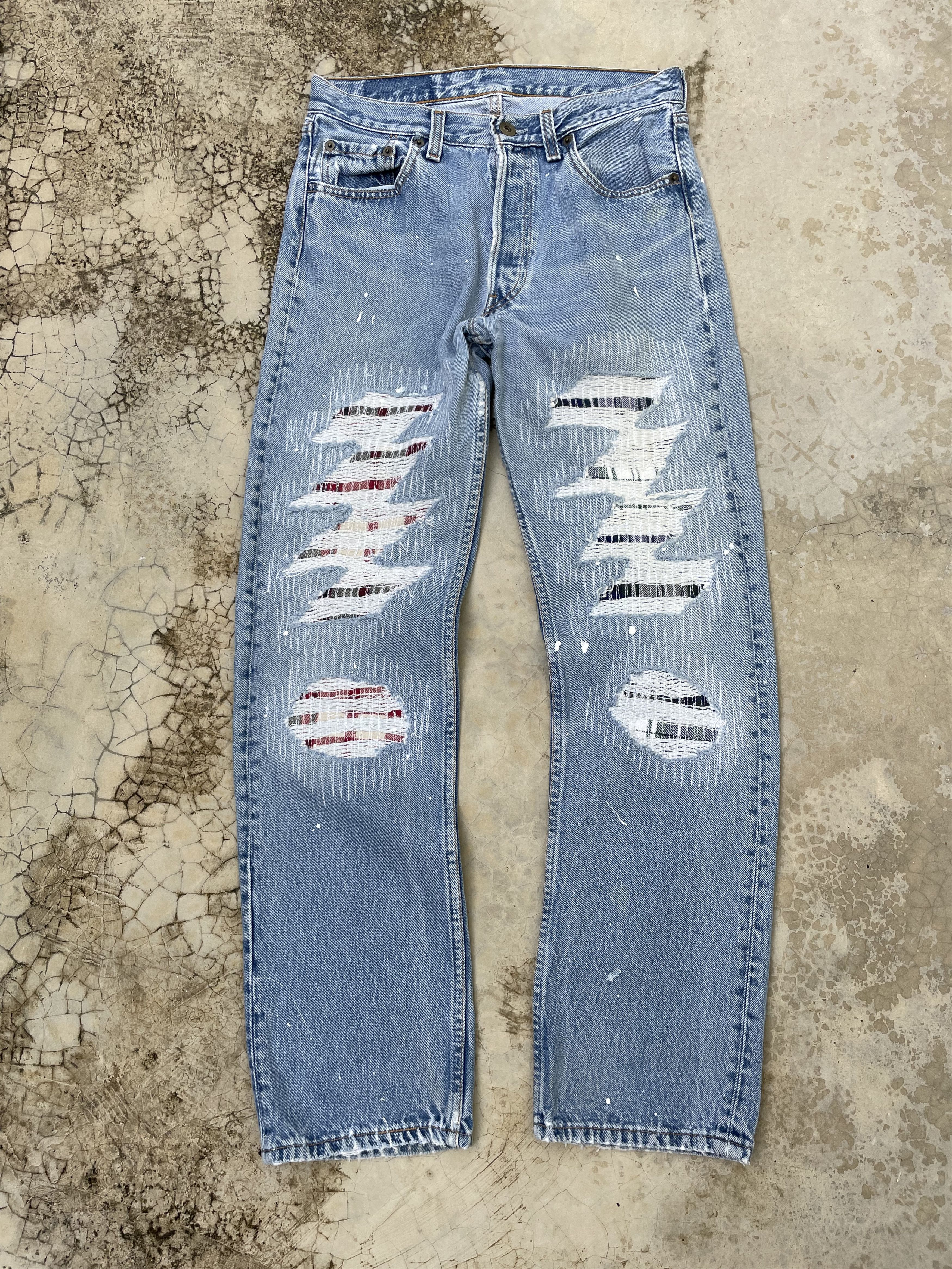 Japanese Patchwork Custom Jeans